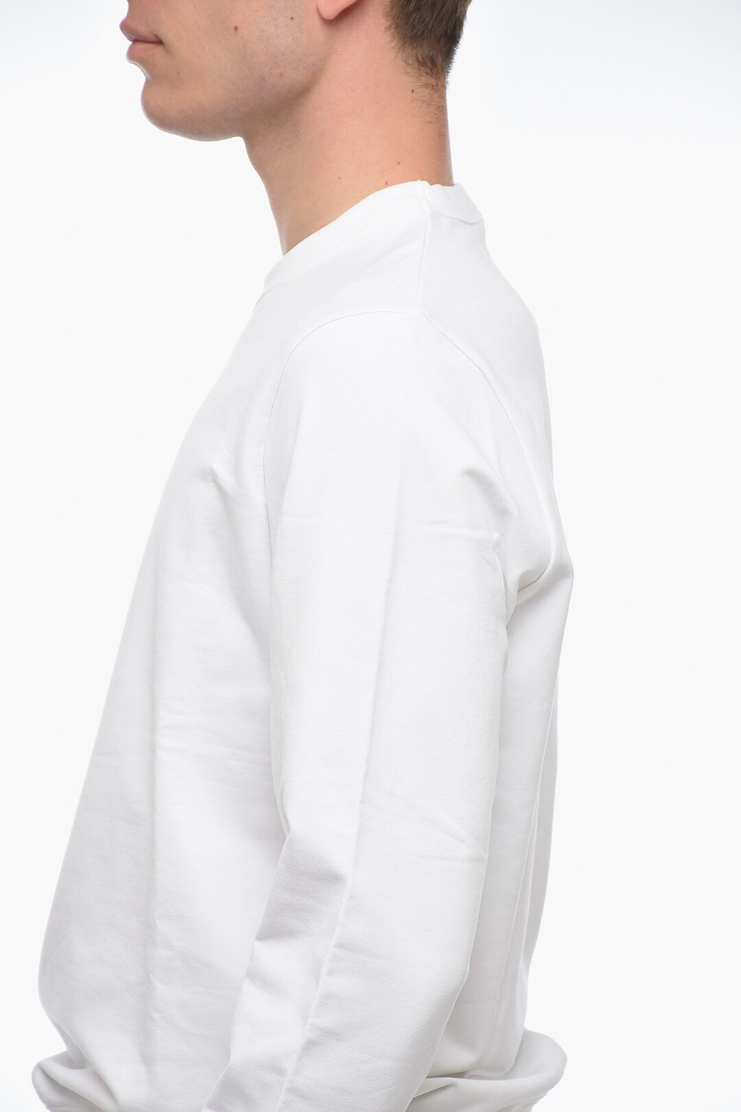 C.P. Company og1mm1024 Crewneck Sweatshirt in White Size US L / EU 52-54 / 3 - 2 Thumbnail