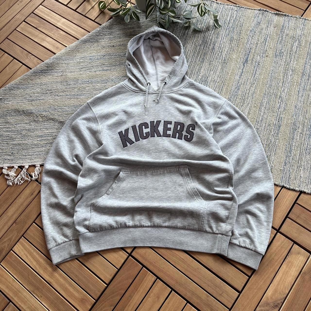 Kickers Vintage Y2K Kickers Big logo Baggy Hoodie Size US S / EU 44-46 / 1 - 1 Thumbnail