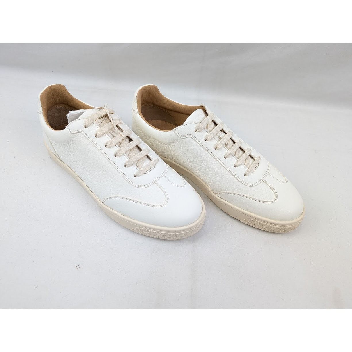 Brunello Cucinelli o1rshd1 Low-Top Sneakers in White Size US 10 / EU 43 - 12 Thumbnail