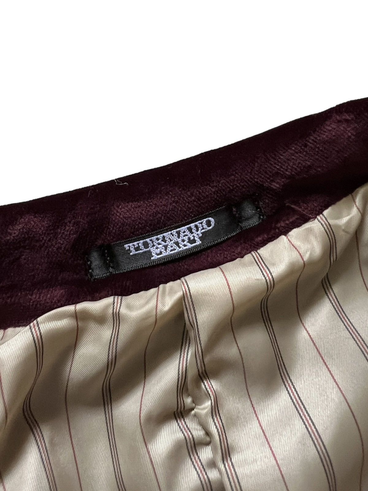 Tornado Mart 1990 Tornado Mart Double Collar Velvet Zipper Jacket Size US M / EU 48-50 / 2 - 12 Thumbnail