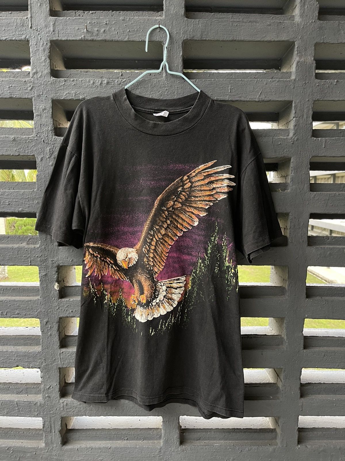 Designer × Vintage Vintage art eagle t-shirt Size US L / EU 52-54 / 3 - 1 Thumbnail