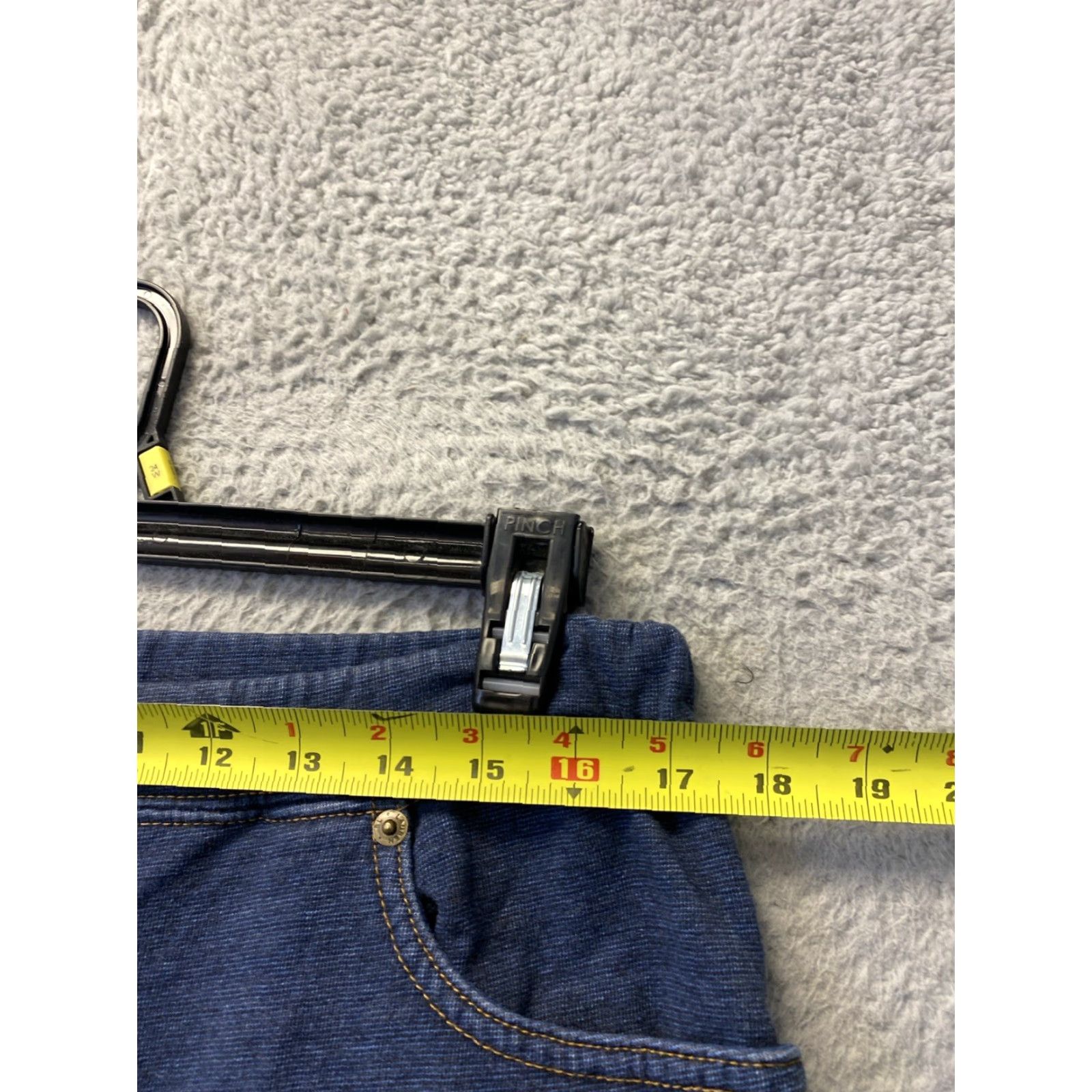 Ralph Lauren Ralph Lauren Jeans Wide-Leg Denim - Women - Size L - Blue - Lightweight Cotton Blend - High Rise - 5-Pocket - Zip Closure Size 36" / US 14 / IT 50 - 4 Thumbnail