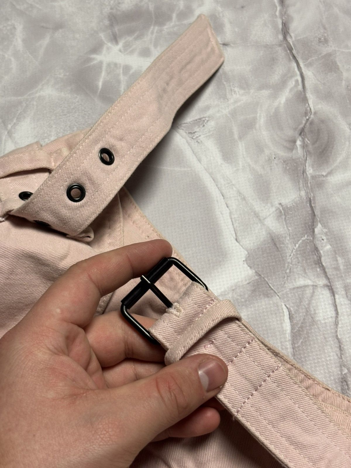 Designer × Isabel Marant Isabel Marant Denim Cargo Pants Pink Womens Size 34 Size 34" / US 12 / IT 48 - 6 Thumbnail
