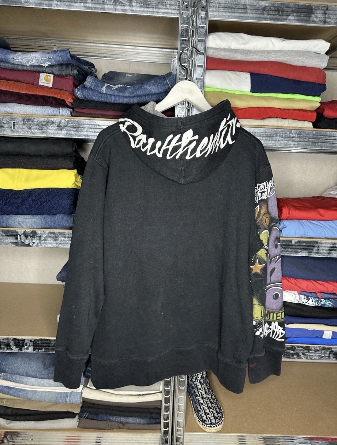 Ecko Unltd. Vintage Ecko Unltd Hoodie XL Graffiti All Over Print Hip Hop Size US XL / EU 56 / 4 - 2 Thumbnail