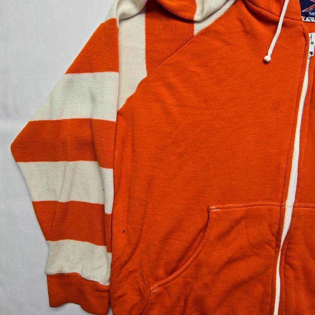 Speedo Vintage White Stag Speedo Hoodie Orange Striped Japan Made M Size US M / EU 48-50 / 2 - 4 Thumbnail