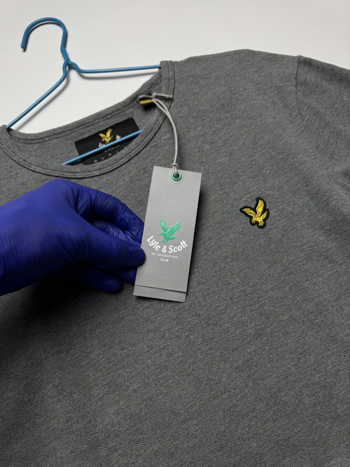 Polo Ralph Lauren Lyle & Scott Classic Grey T-Shirt Size US L / EU 52-54 / 3 - 3 Thumbnail