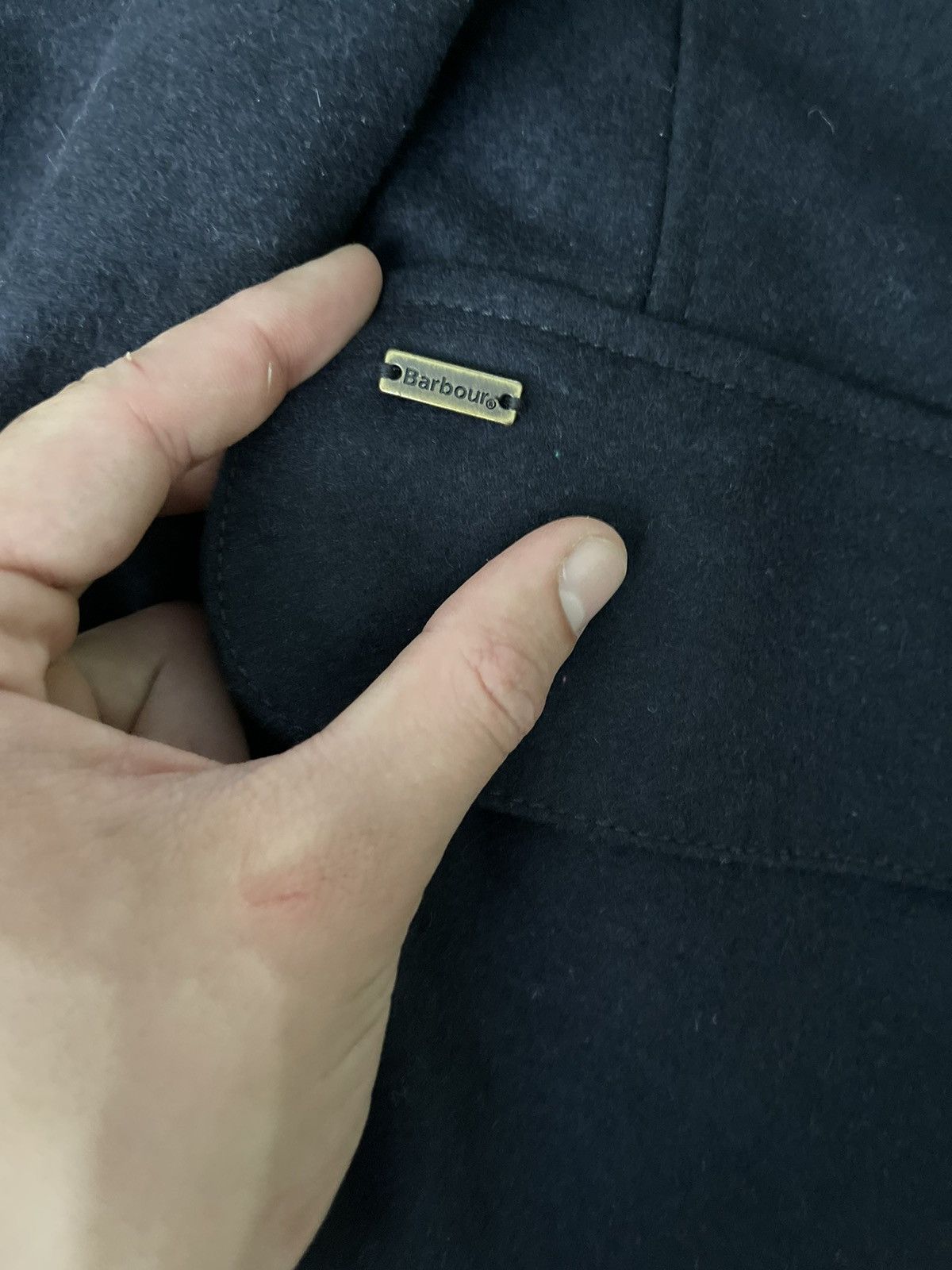 Barbour × Designer Barbour double breasted wool coat jacket Size US XL / EU 56 / 4 - 8 Thumbnail