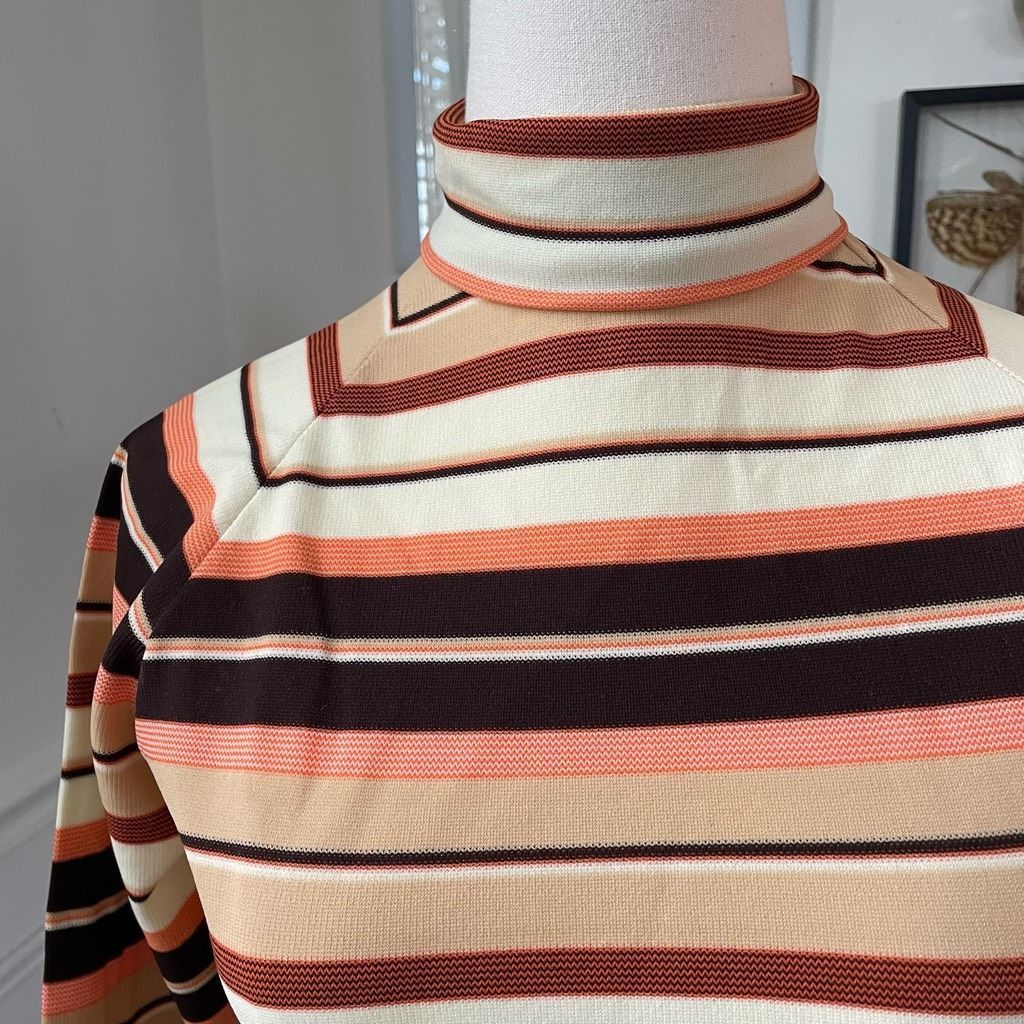 Vintage Vintage 70s 4pc Mix Match Set Pants Tank Shirt Turtleneck XS Size XS / US 0-2 / IT 36-38 - 3 Thumbnail