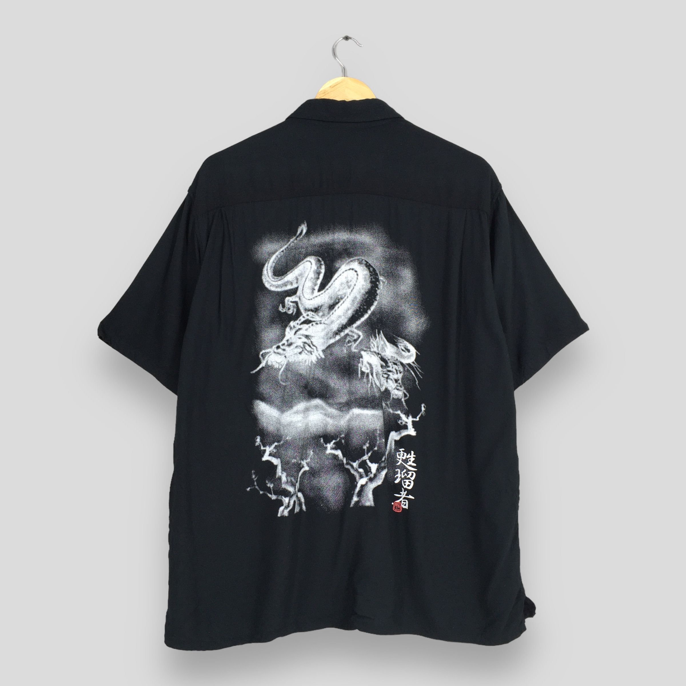 Life's a Beach Vintage Soljah Raijin Devil Japan Sukajan Dragon Shirt M Size US M / EU 48-50 / 2 - 8 Thumbnail