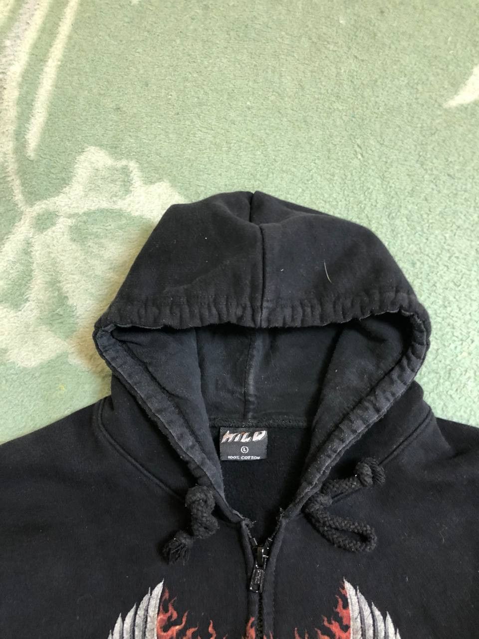 Vintage Vintage Wild Y2K Grunge Zip-Up Hoodie Men’s Size US L / EU 52-54 / 3 - 10 Thumbnail