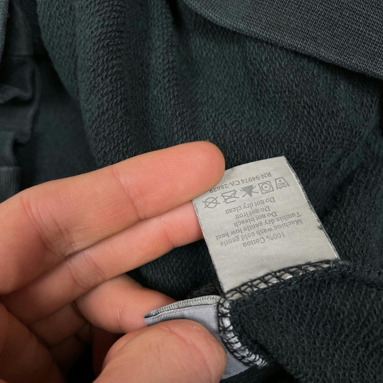 Stussy Stussy Men's Black Crew Neck Ribbed Cuffs Sweatshirt Medium Size US M / EU 48-50 / 2 - 9 Thumbnail