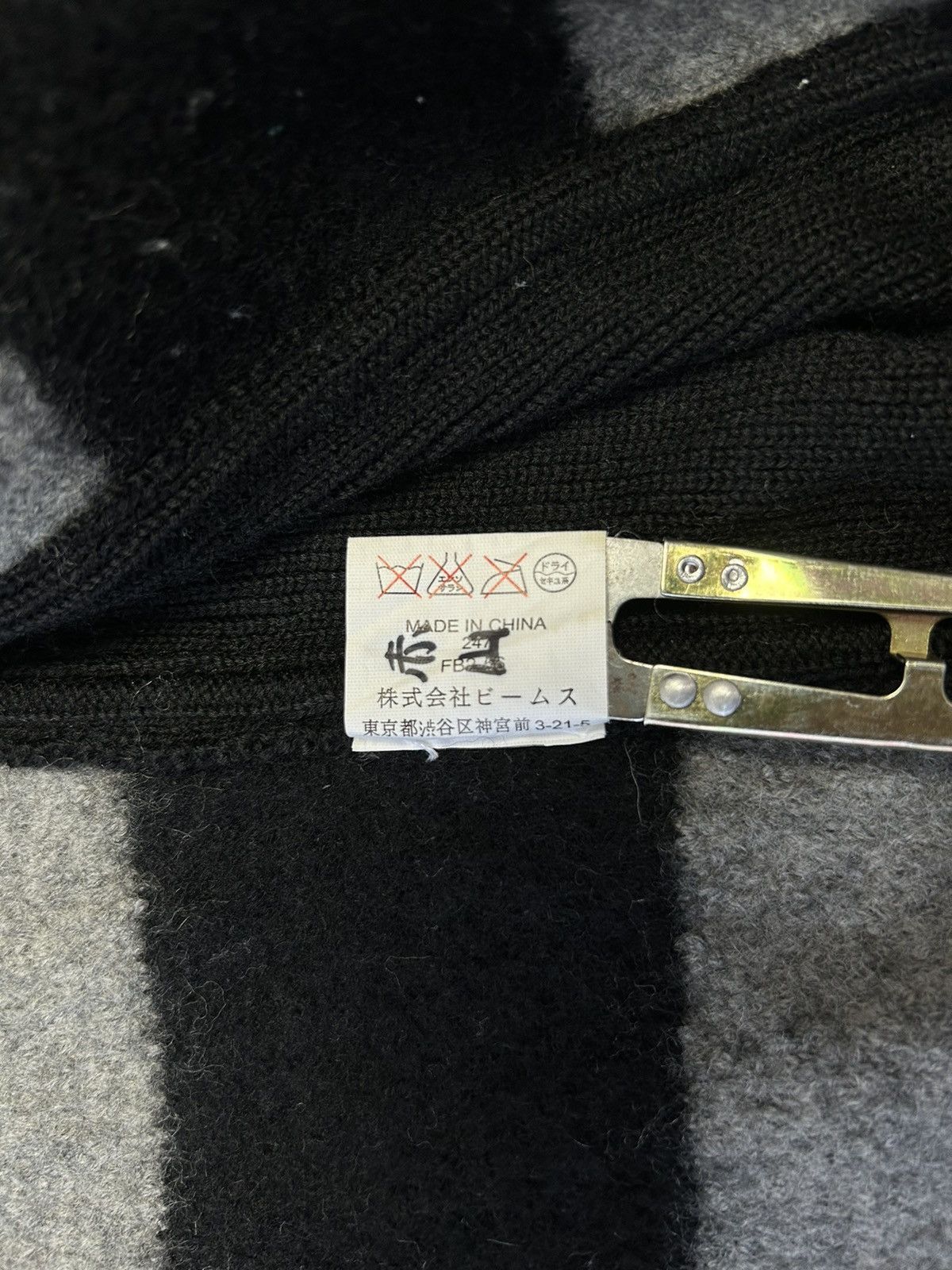 Beams Plus × Japanese Brand BEAMS STRIPPED ZIPPER HOODIE Size US M / EU 48-50 / 2 - 5 Thumbnail