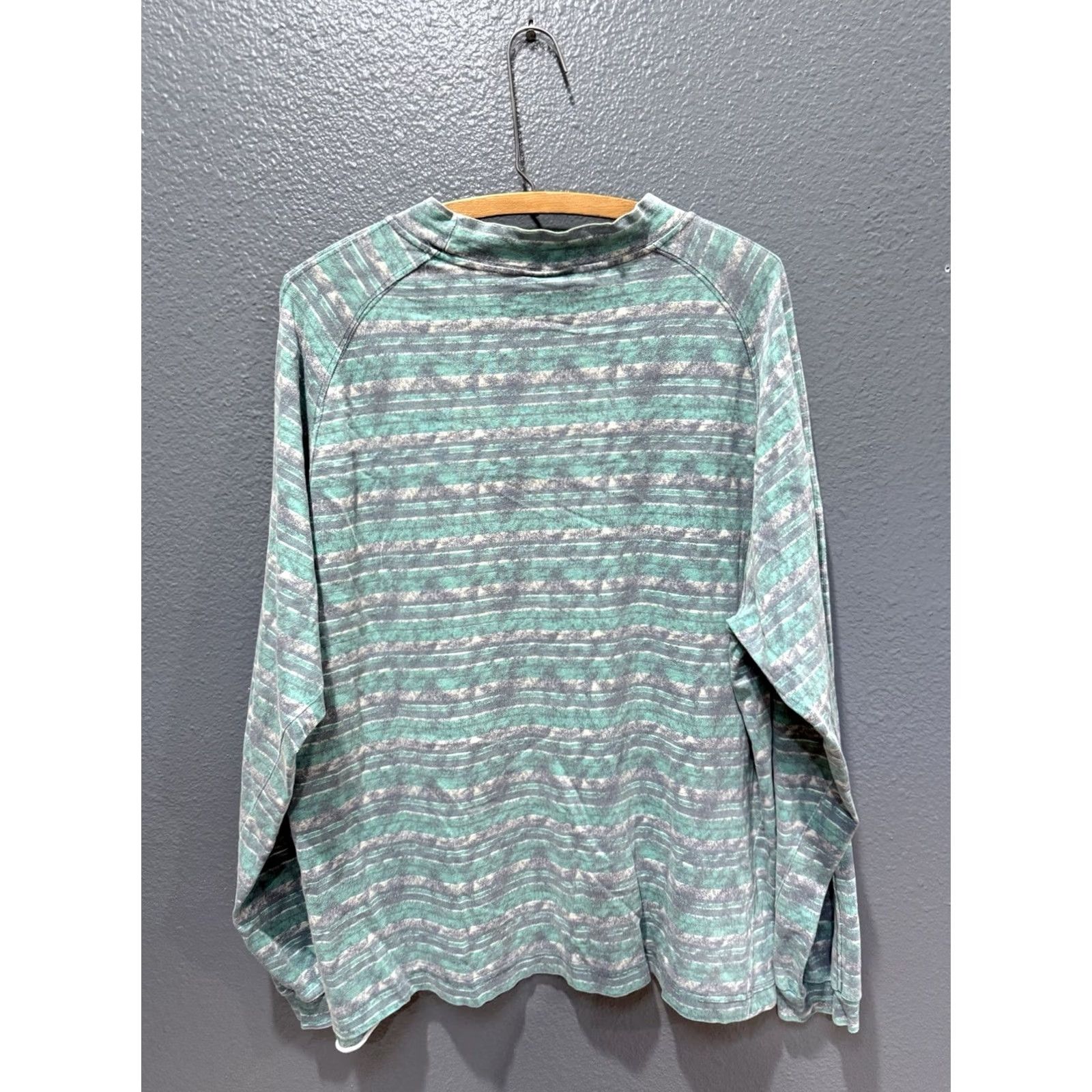 Rusty VINTAGE Rusty Blue Long Sleeve Shirt Men’s XL 90s USA Made Size US XL / EU 56 / 4 - 5 Thumbnail