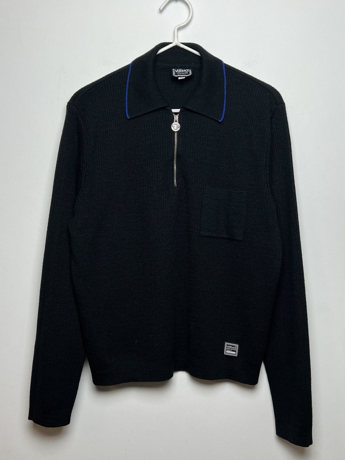 Versace versace y2k gentle wool smart sweater Size US M / EU 48-50 / 2 - 1 Thumbnail