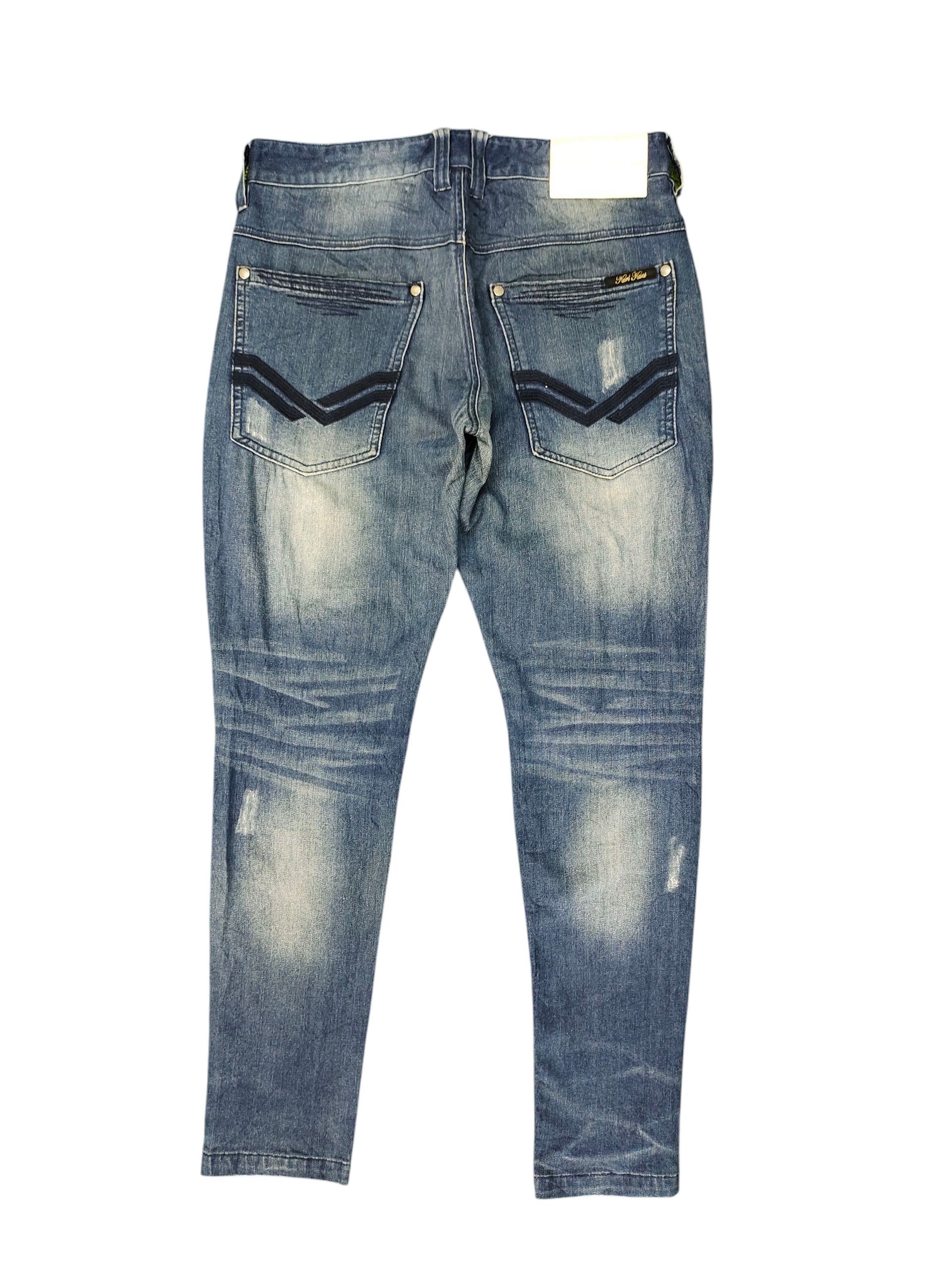 Karl Kani Vintage Karl Kani Distress Moto Biker Denim Pants Size US 30 / EU 46 - 3 Thumbnail