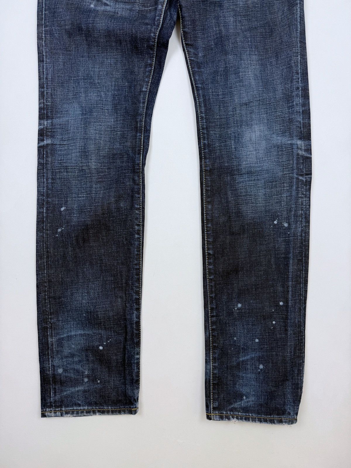 Dsquared2 Dsquared 2 History Distressed Denim Low Rise Jeans 48 Size US 33 - 5 Thumbnail