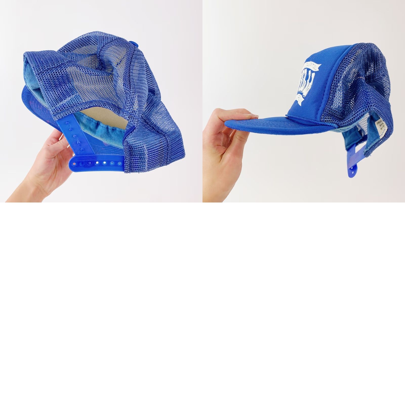 Vintage VINTAGE Blue Snapback Trucker Hat Cap Country Capital Nashville Of The World Size ONE SIZE - 8 Thumbnail