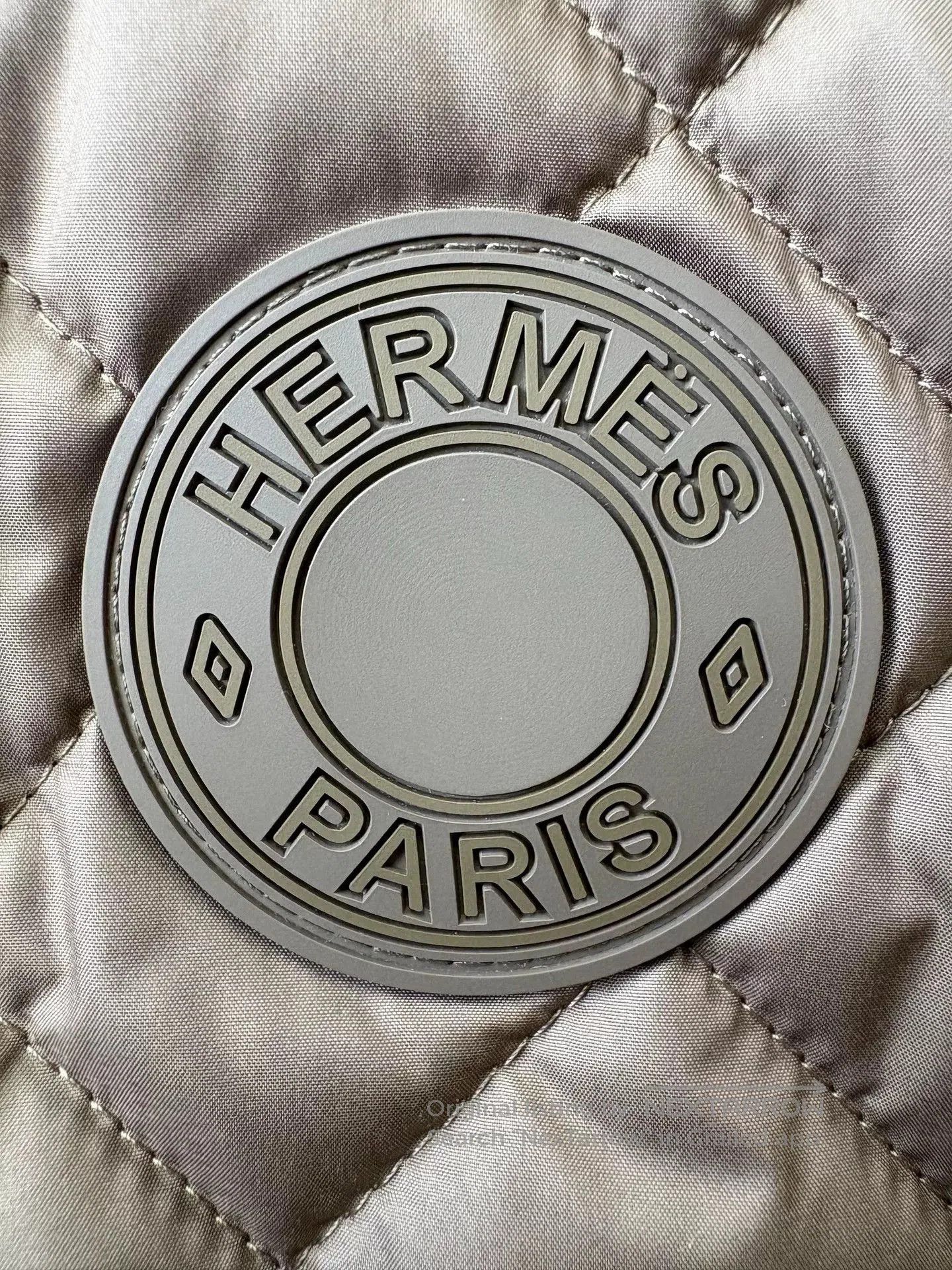 Hermes Hermes Quilted Sleeveless Vest Gray. Size US S / EU 44-46 / 1 - 4 Thumbnail