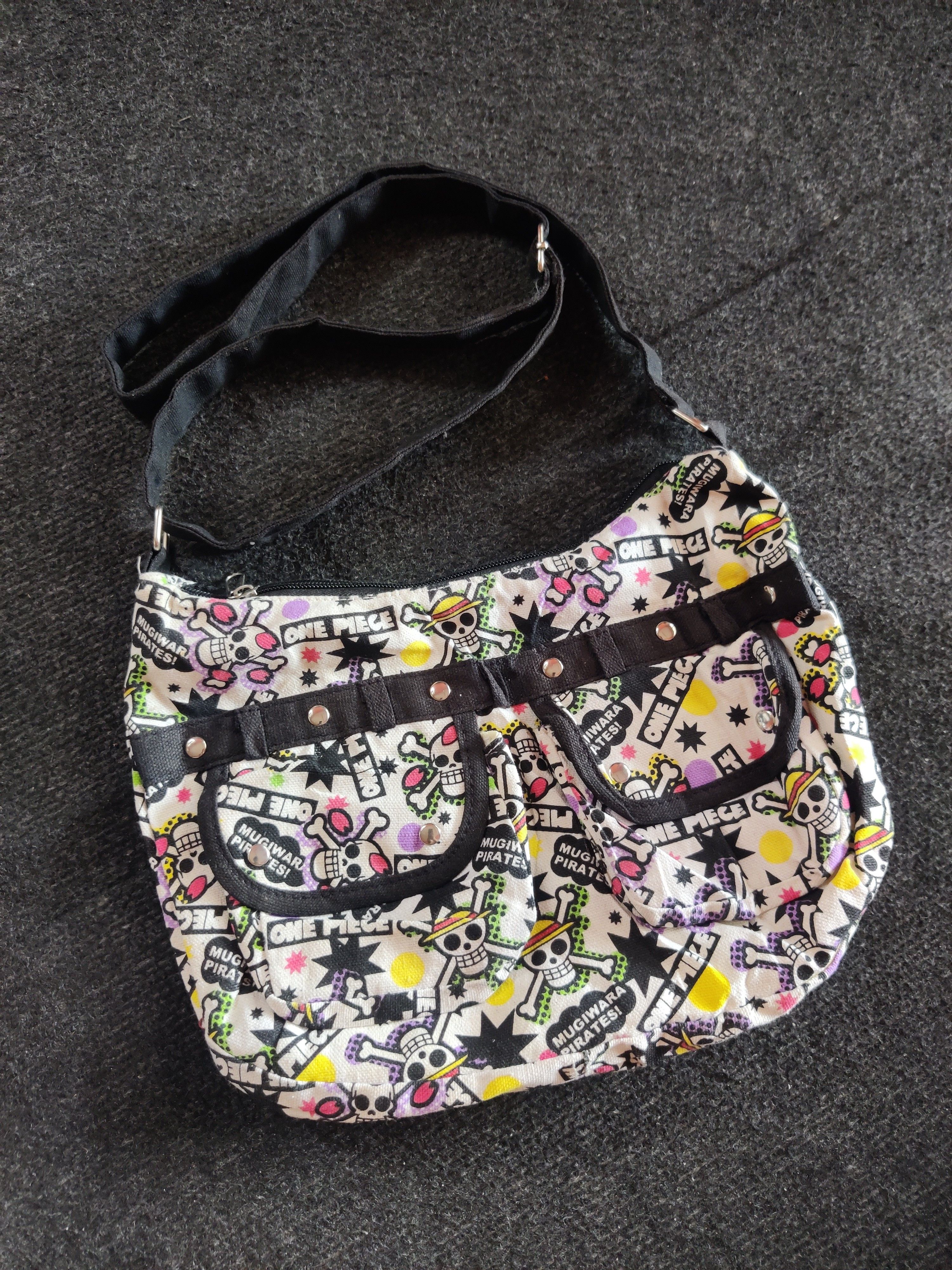 One Piece Vintage One Piece AOP Anime Sling Bag Size ONE SIZE - 1 Thumbnail