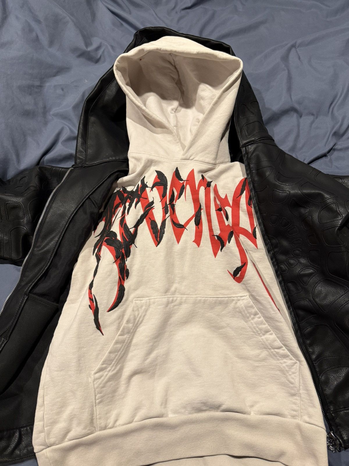 Revenge REVENGE Black Spider Web Leather Jacket Size US L / EU 52-54 / 3 - 1 Thumbnail