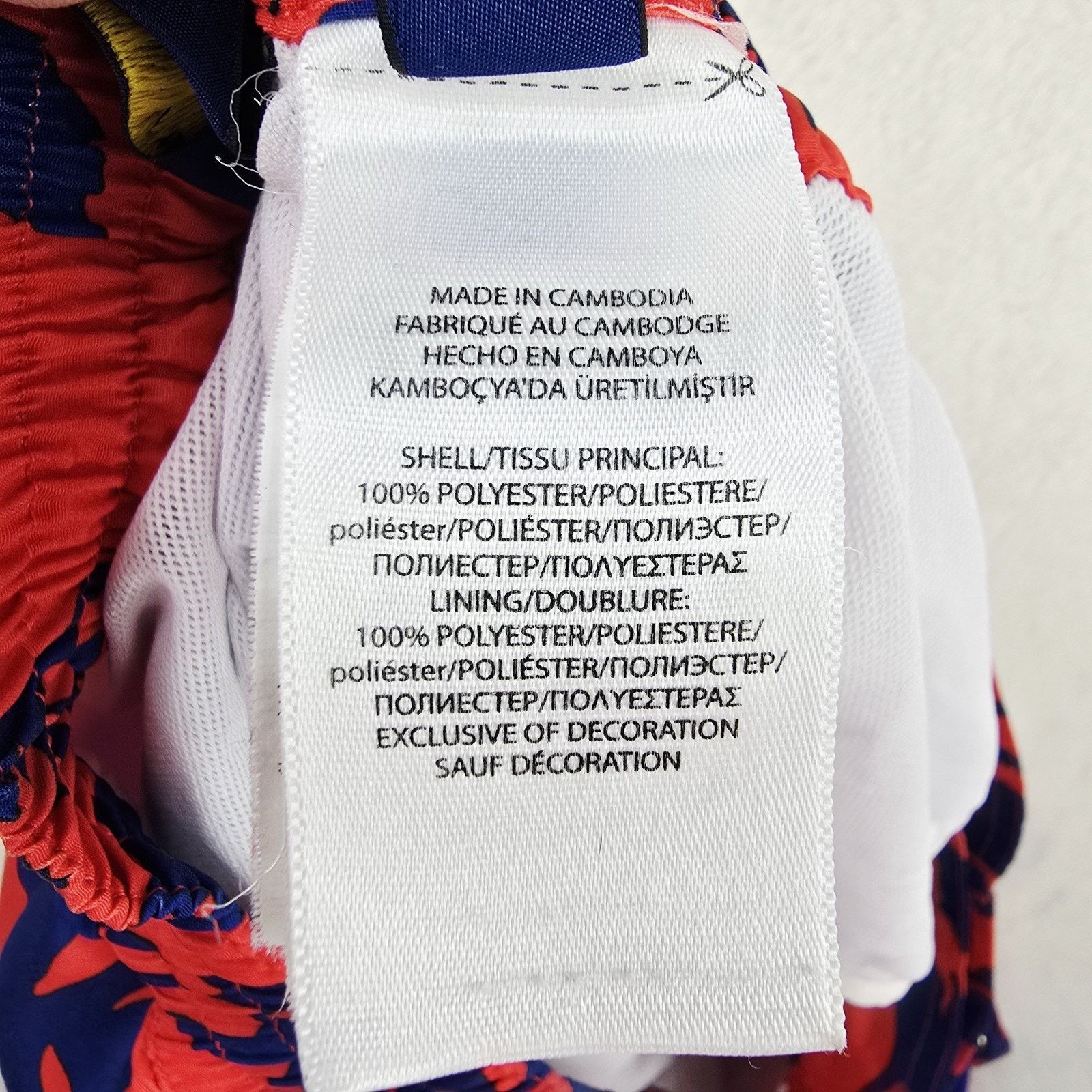 Polo Ralph Lauren Polo Ralph Lauren Swim Trunks Mens Large Red Floral Safari Size US 33 - 9 Thumbnail