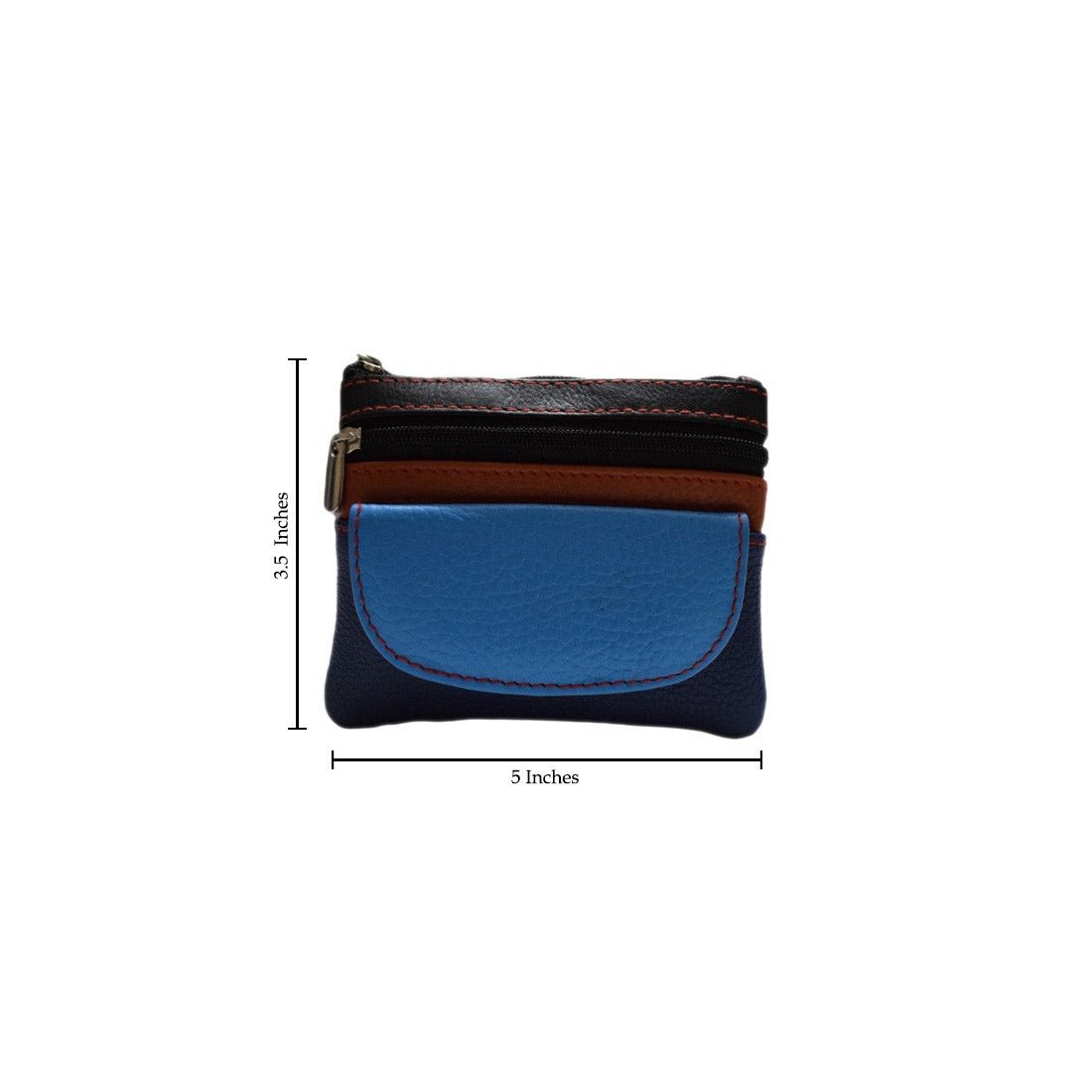 Handmade Women's genuine leather coin purse and credit card holder Size ONE SIZE - 2 Thumbnail