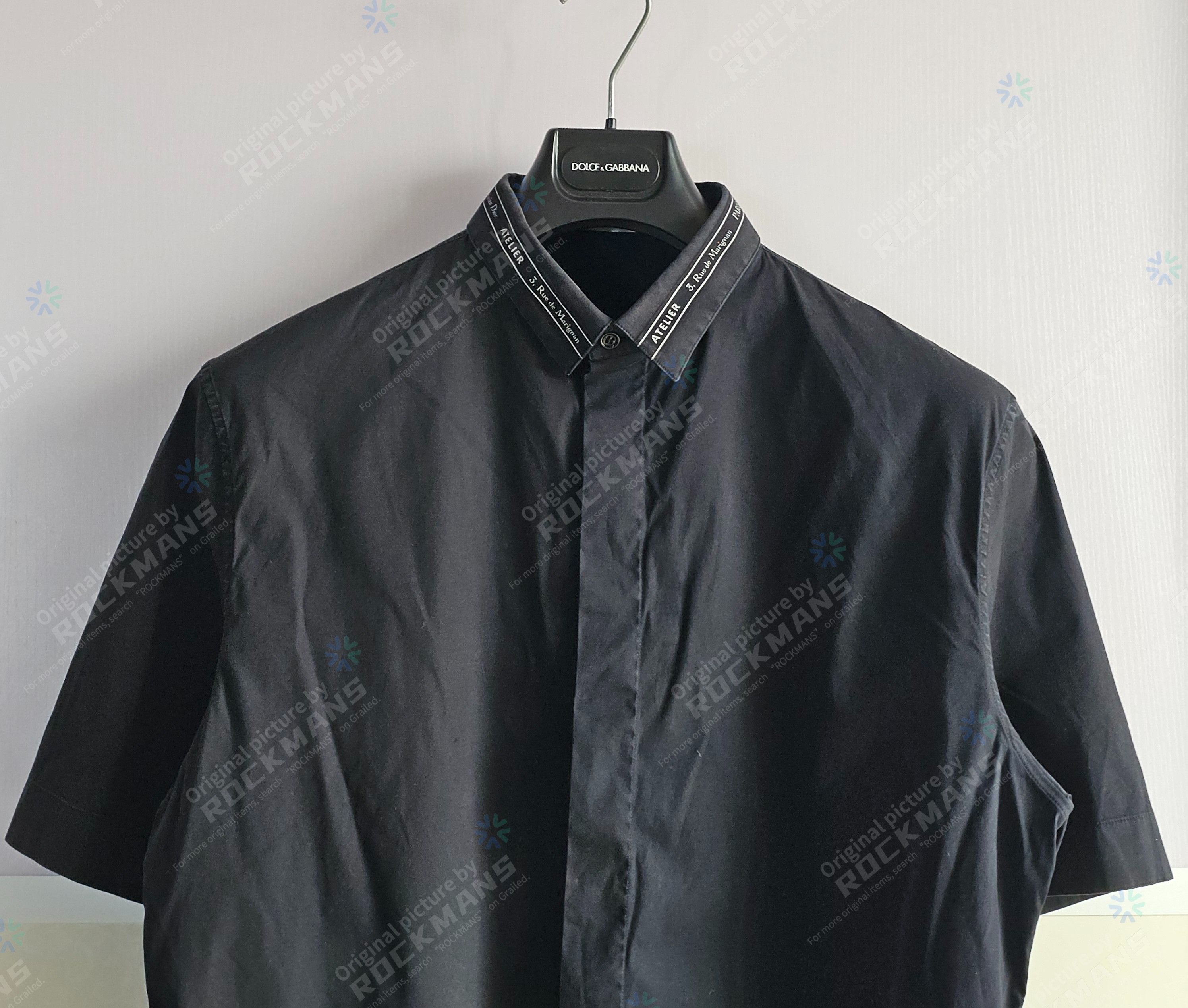 Dior Dior Men's Black Short-Sleeve Shirt Size 43 Size US XL / EU 56 / 4 - 2 Thumbnail