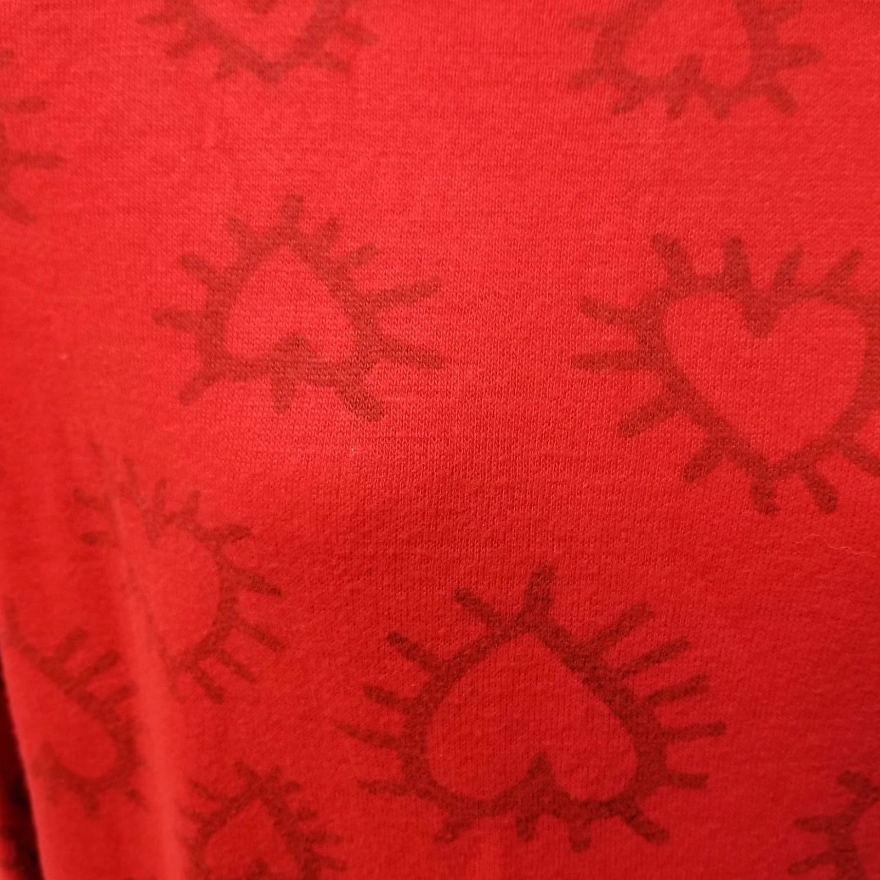 Vintage VINTAGE Keith Haring Shirt L Womens Red 1980s Art All Over Print Crew Neck Cotton (Sportgear) T-Shirt USA Womens Size L / US 10 / IT 46 - 6 Thumbnail