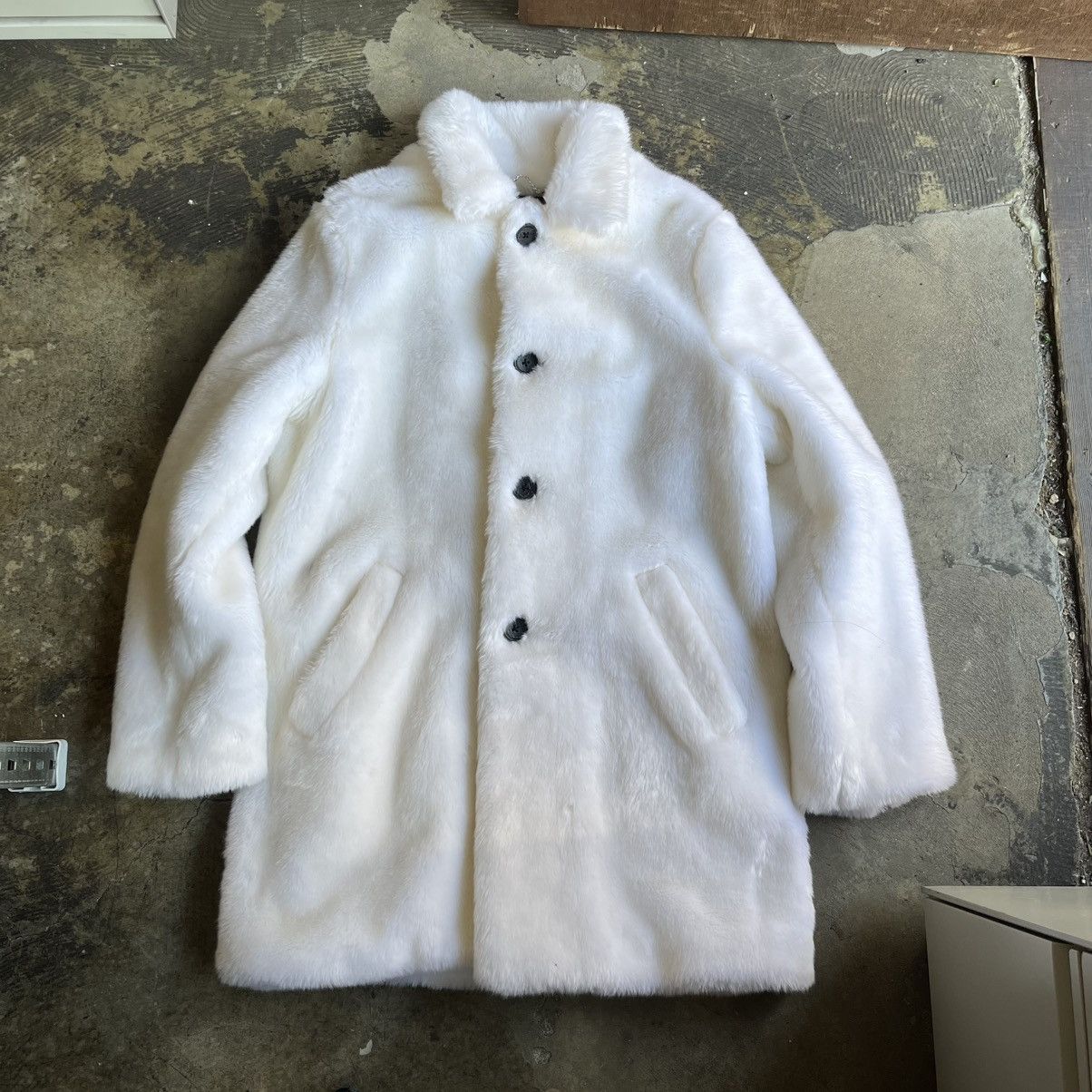 Other 17fw Supreme × Hysteric Glamour “FUCK YOU” Faux Fur Coat Size S / US 4 / IT 40 - 2 Thumbnail