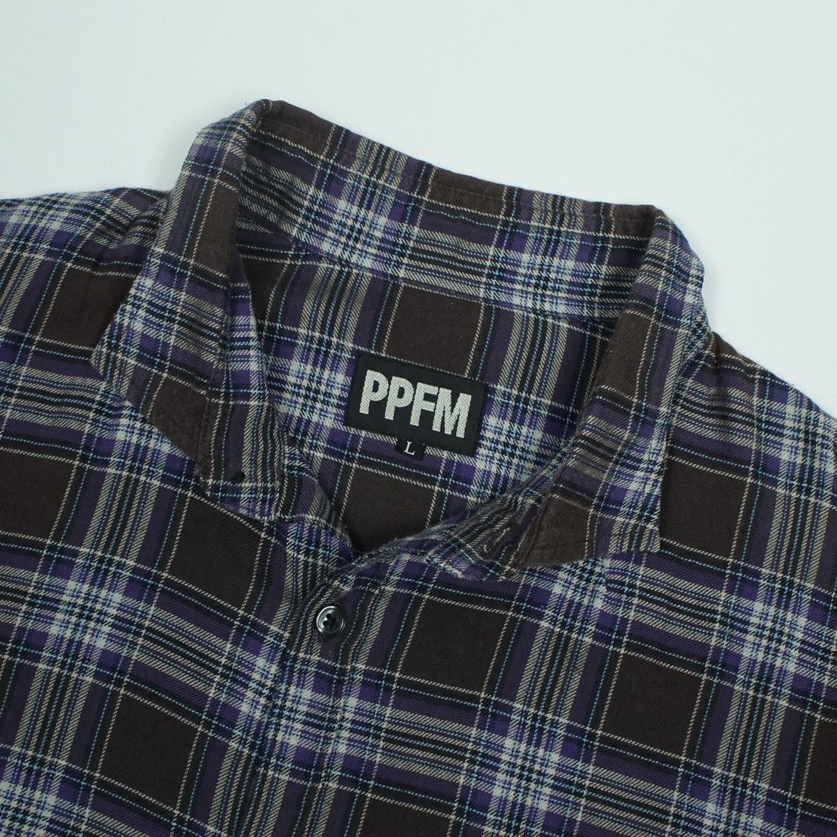 PPFM *NoTariff PPFM Skinny Fit Plaid Shirt Size US S / EU 44-46 / 1 - 2 Thumbnail