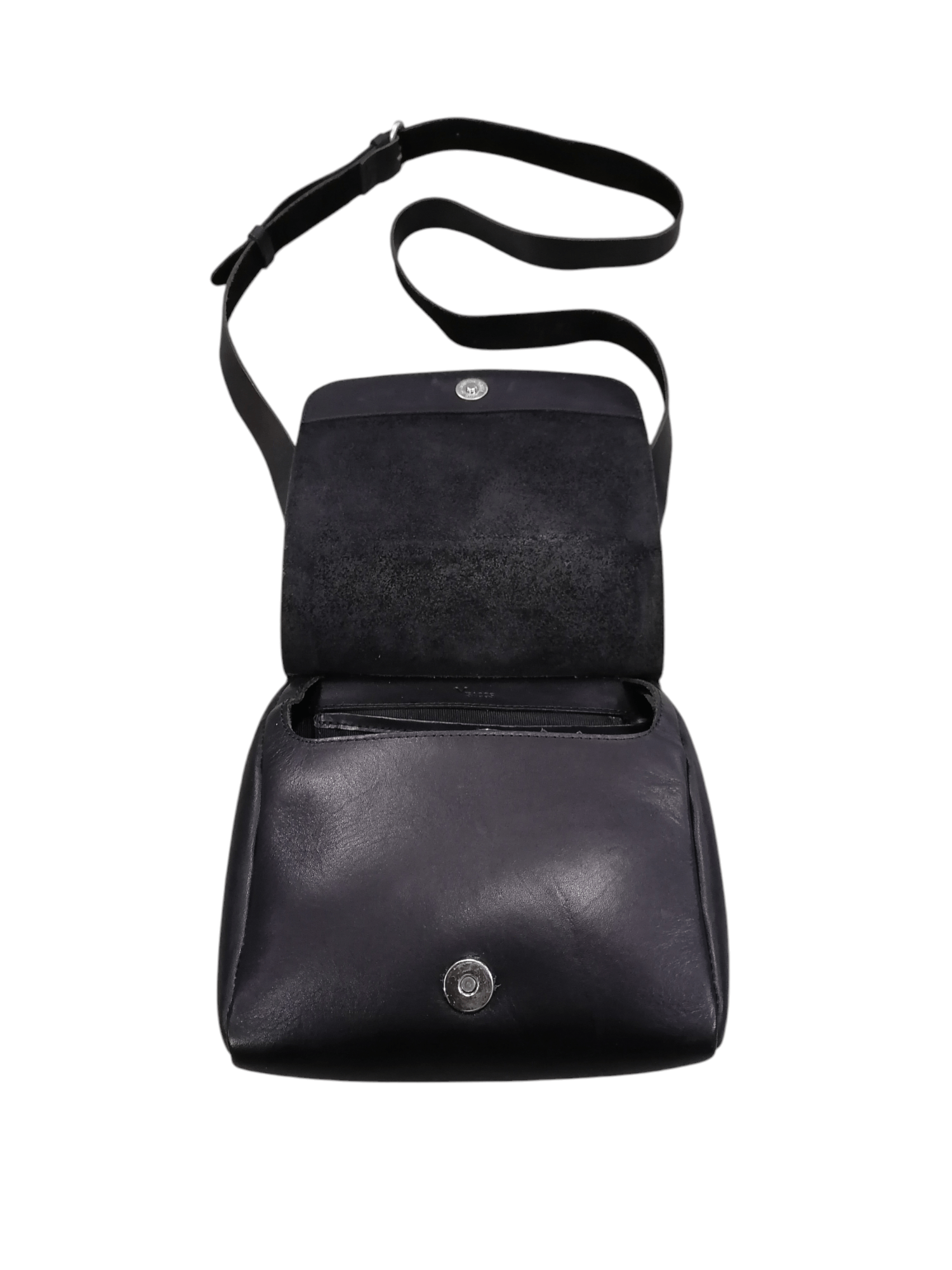 Designer × Genuine Leather × Yohji Yamamoto Y'saccs By Yohji Yamamoto Leather Sling /Crossbody Bag Size ONE SIZE - 4 Thumbnail