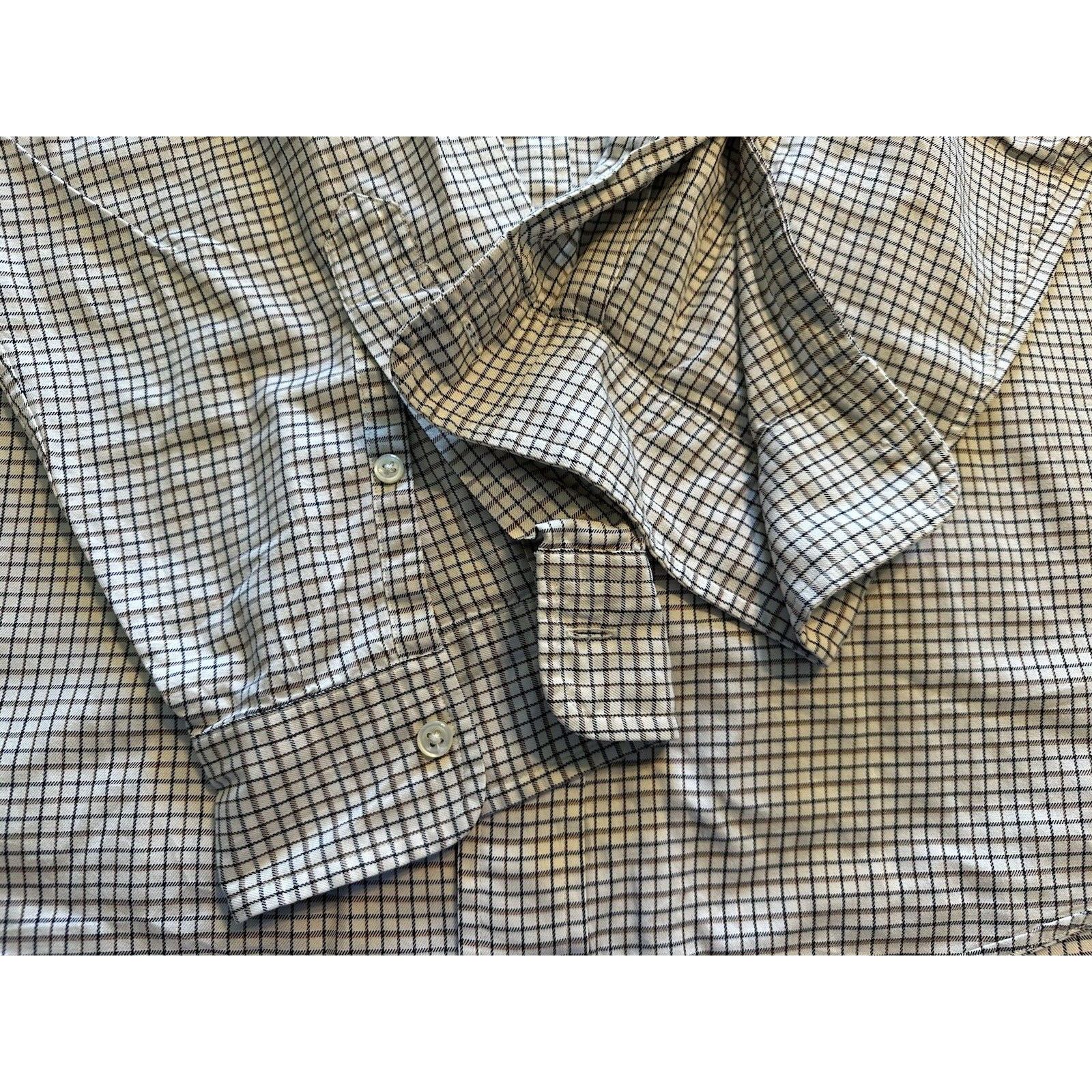 Lauren Ralph Lauren Ralph Lauren Classic Navy/Brown/White Check XXL Button Shirt Size US XXL / EU 58 / 5 - 8 Thumbnail