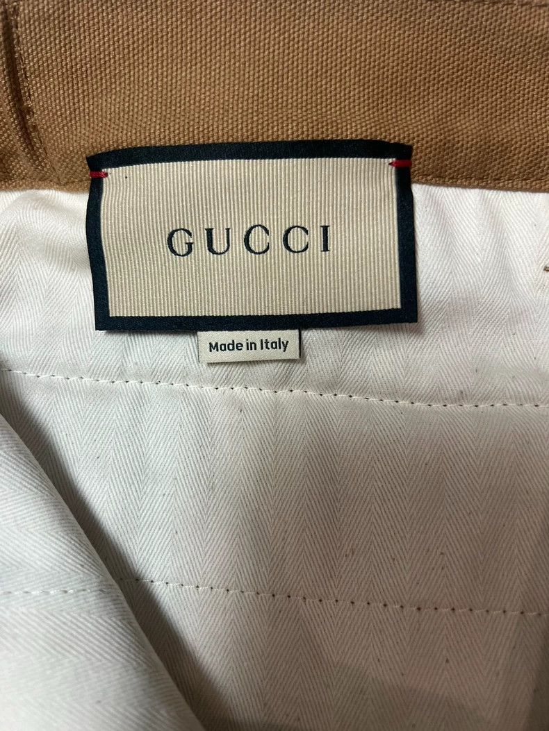 Gucci Gucci SS23 GG Full Print Logo Flip Jeans 2502-Nextarrow Size US 30 / EU 46 - 4 Thumbnail