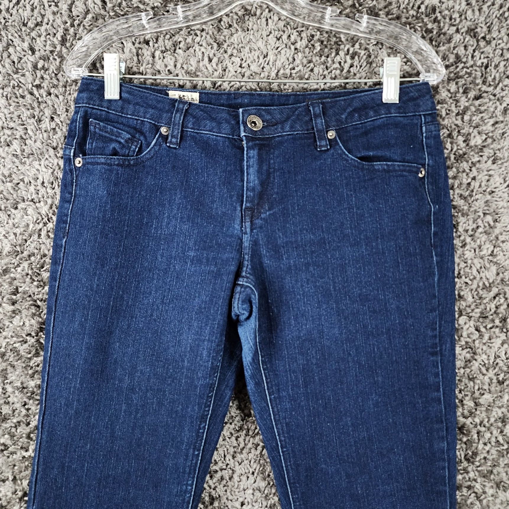 Volcom Volcom Jeans Size 9 Blue Stix Skinny Shortie Fit Stretch Womens Size 30" / US 8 / IT 44 - 2 Thumbnail