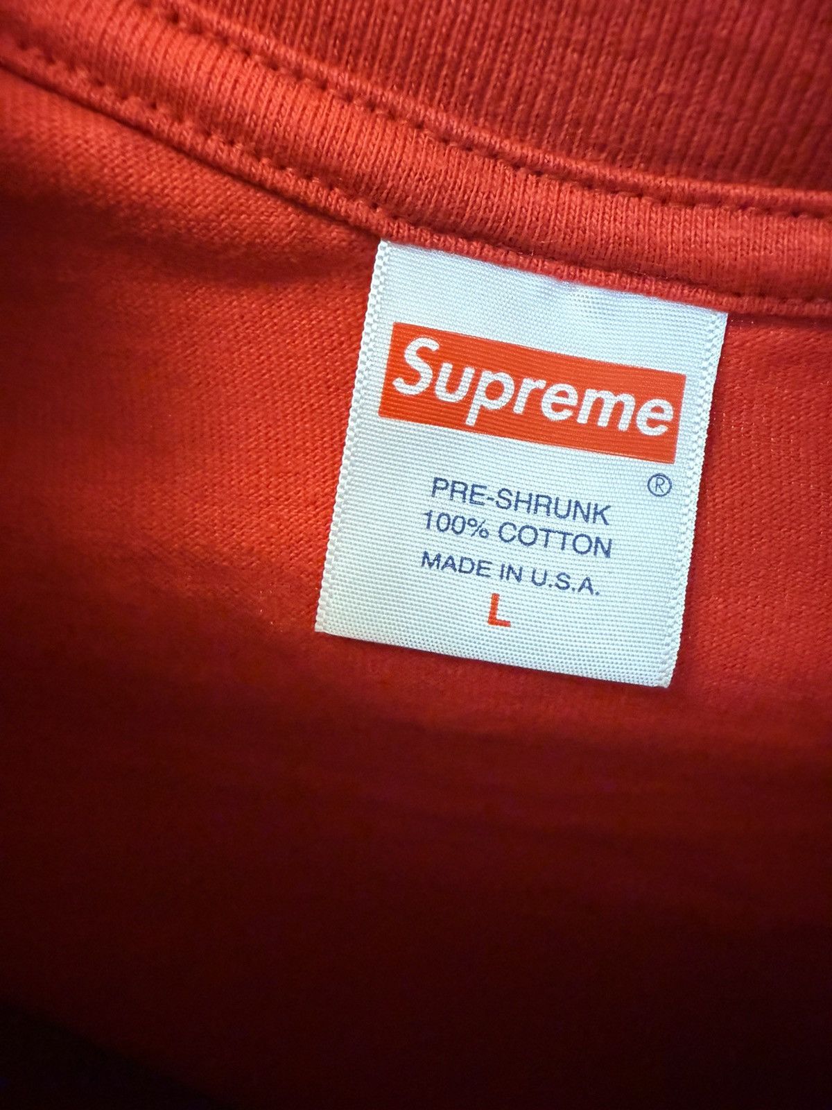 Supreme Supreme Mont Blanc Tee ‘Red’ Size US L / EU 52-54 / 3 - 3 Thumbnail