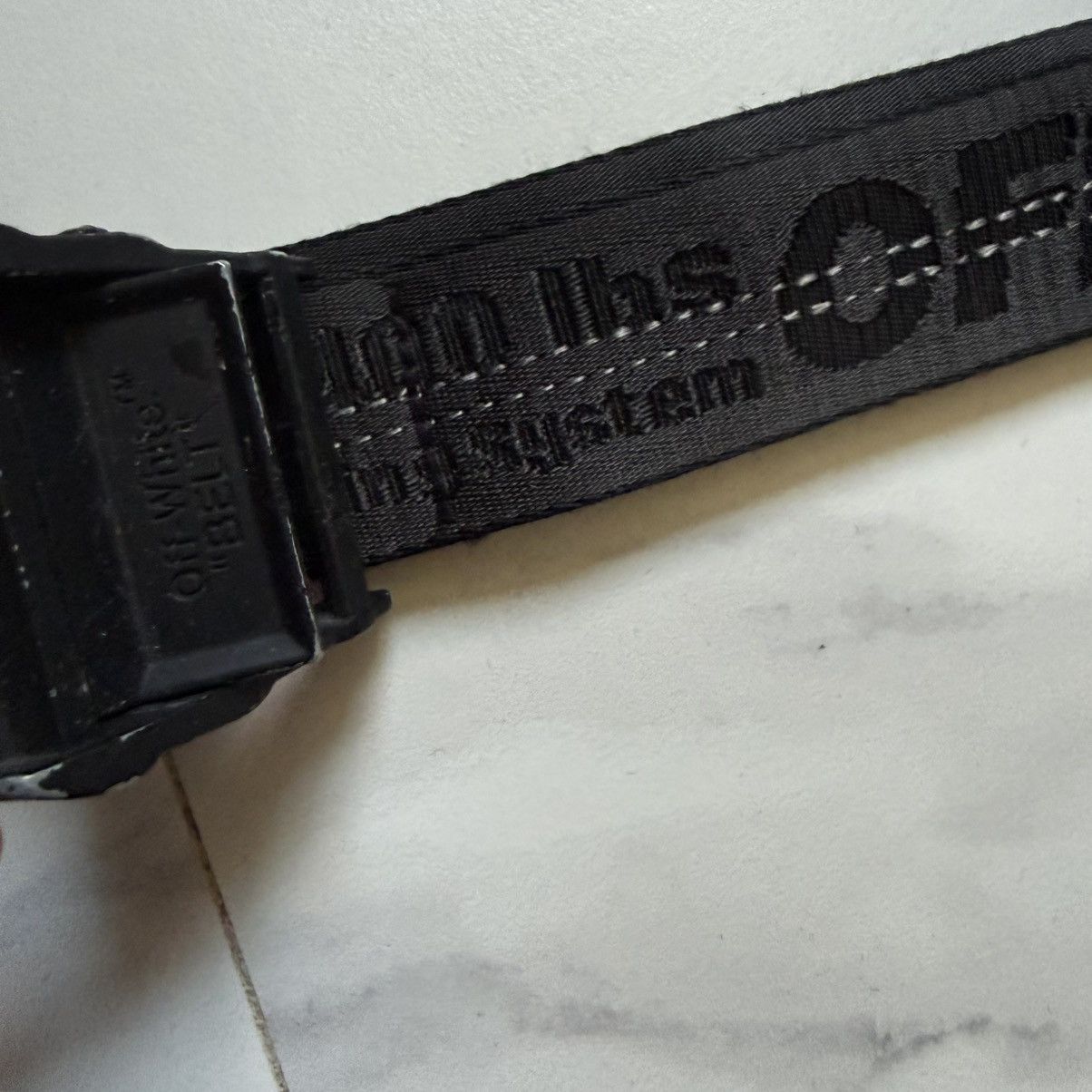 Off-White Off-White Industrial Belt SS19 Black Size ONE SIZE - 5 Thumbnail