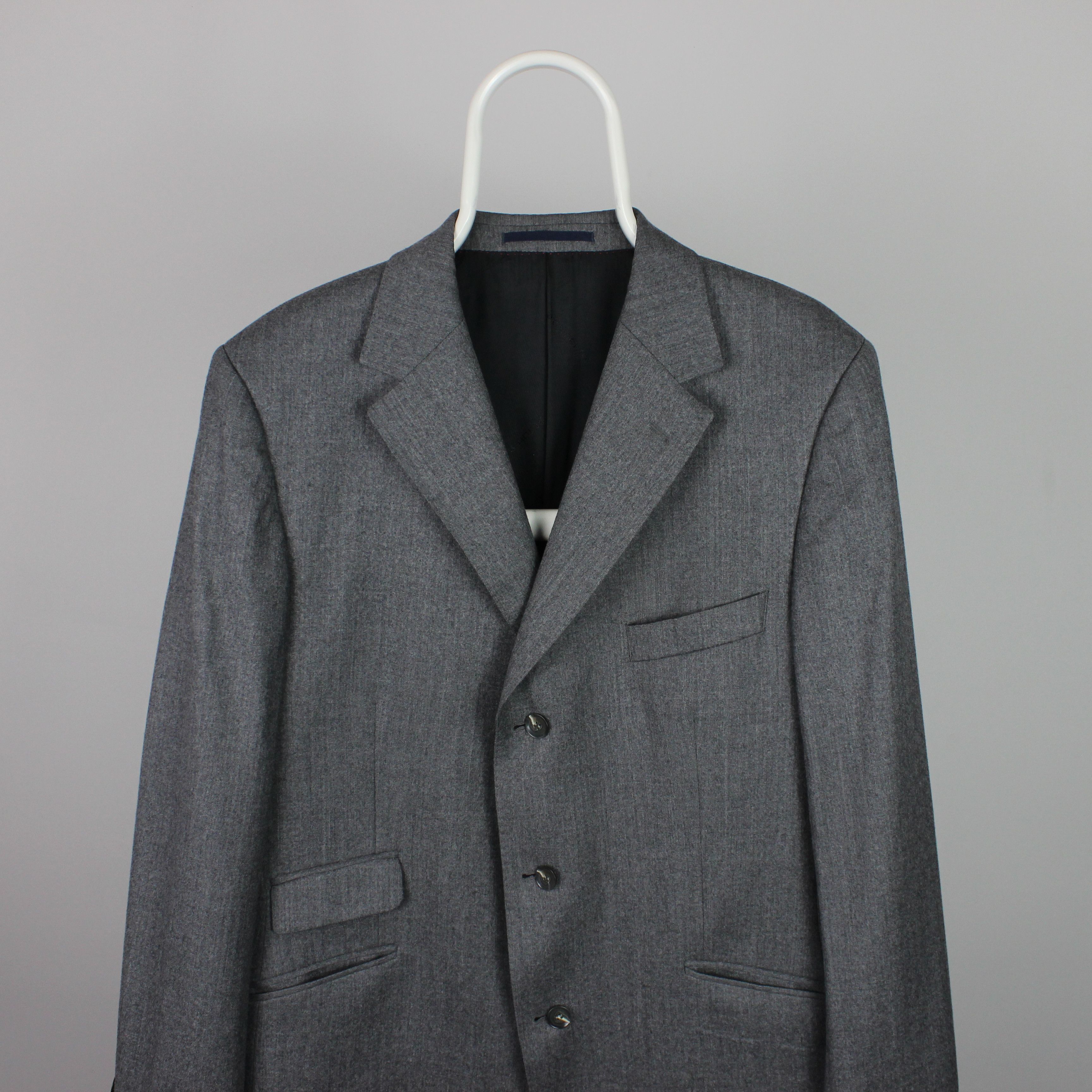 Burberry Burberry blazer wool 52 42R 3 buttons gray XL Size 42R - 3 Thumbnail