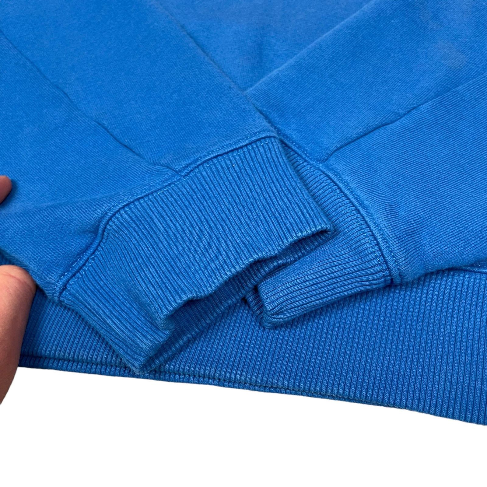Acne Studios Acne Studios Blue Fleece Lined Side Zip Sweatshirt S Size S / US 4 / IT 40 - 4 Thumbnail