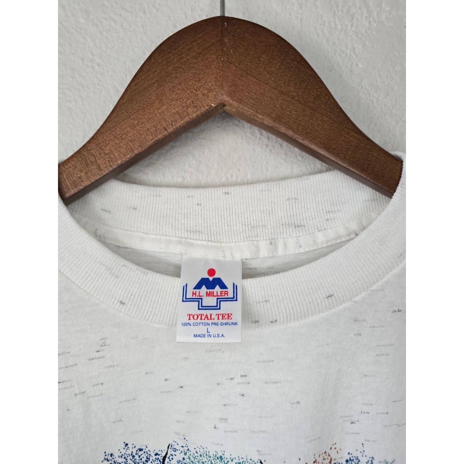 Vintage vintage Arizona kokopelli Southwestern L White Speckled Tee Size US L / EU 52-54 / 3 - 4 Thumbnail