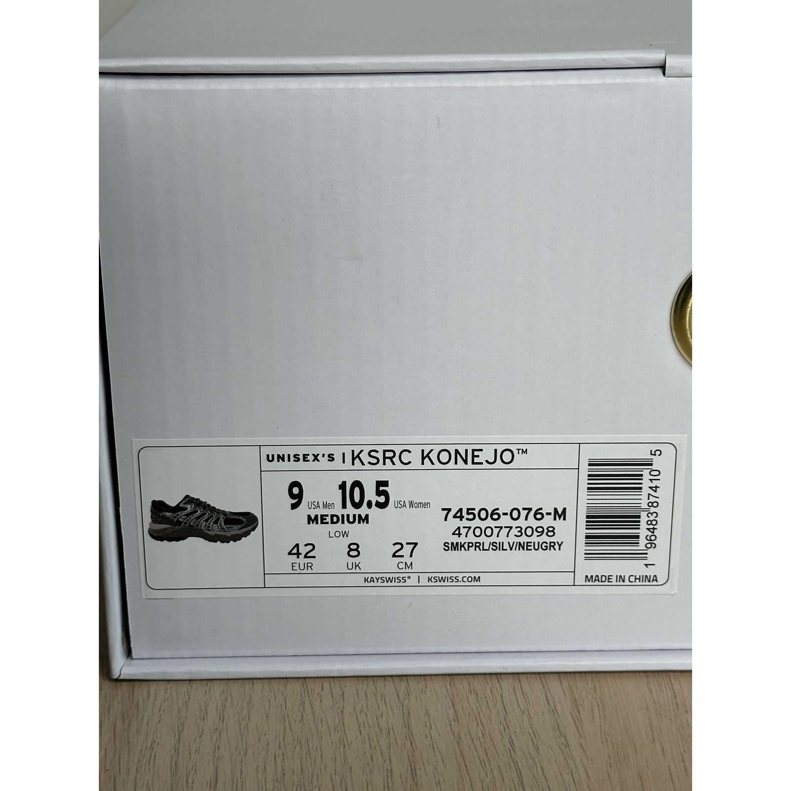 K-Swiss K-Swiss x Anwar Carrots Konejo Gray Sneaker - Size 9M New Size US 9 / EU 42 - 9 Thumbnail