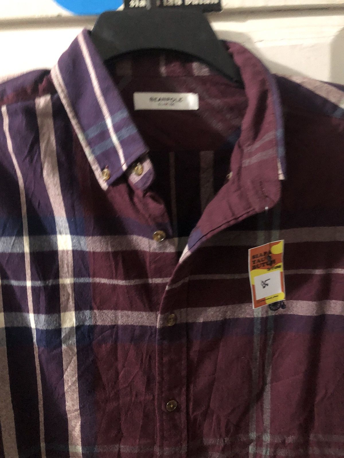 Flannel × Vintage FLANNEL x BEANPOLE REDWINE Size US L / EU 52-54 / 3 - 7 Thumbnail