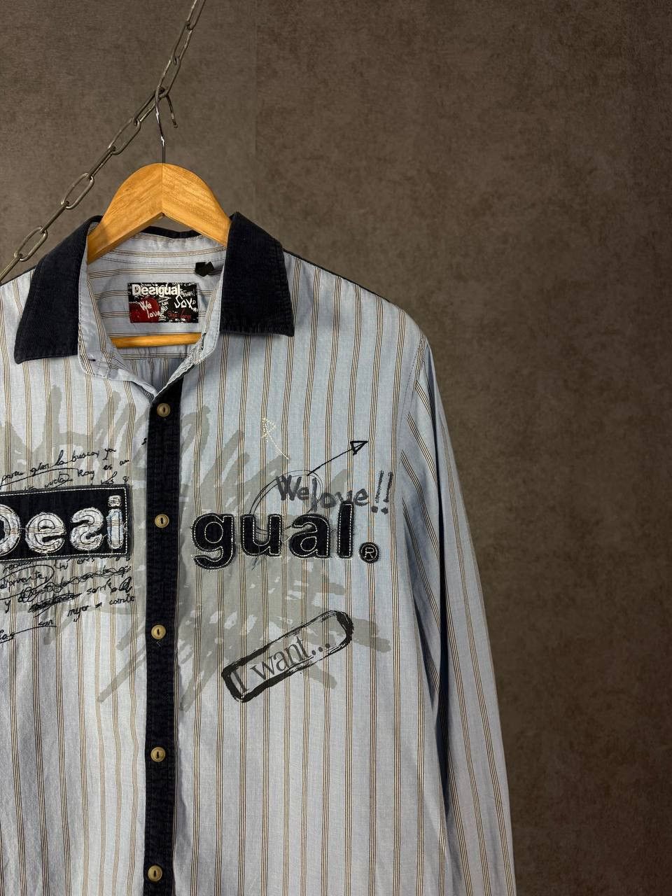 Desigual Desigual art crazy designer shirt Size US L / EU 52-54 / 3 - 2 Thumbnail