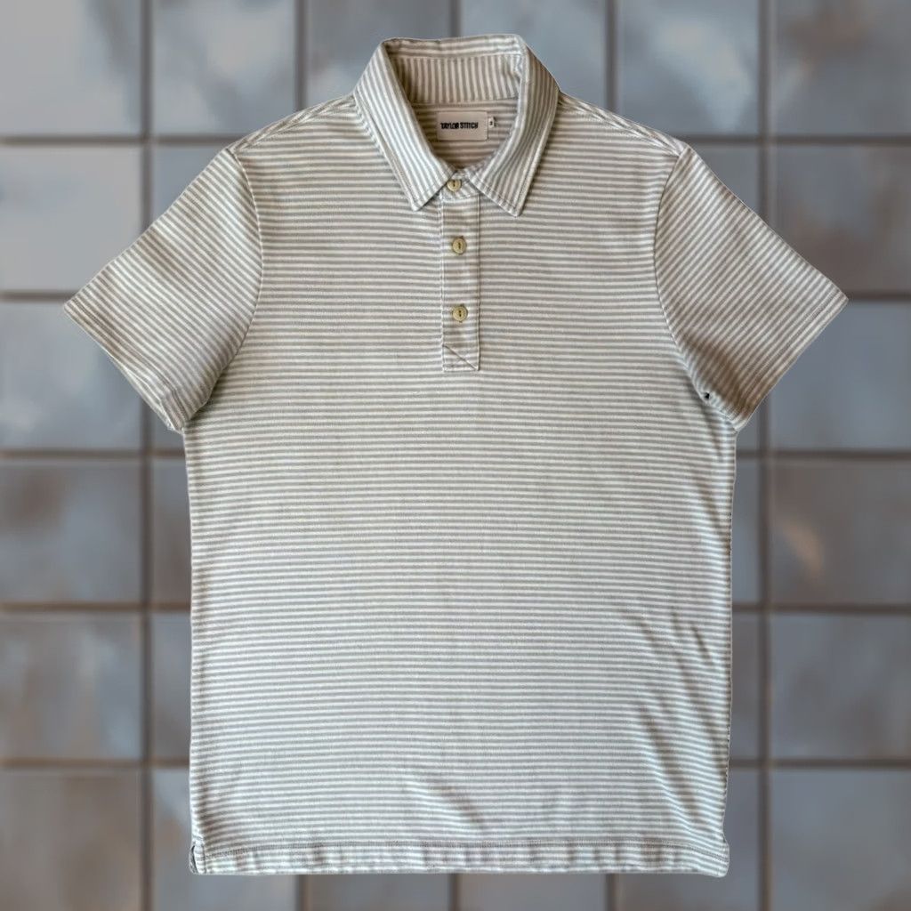 Arc'teryx Taylor Stitch Polo Shirt 38 Oatmeal Short Sleeve California Mens Size US M / EU 48-50 / 2 - 1 Thumbnail