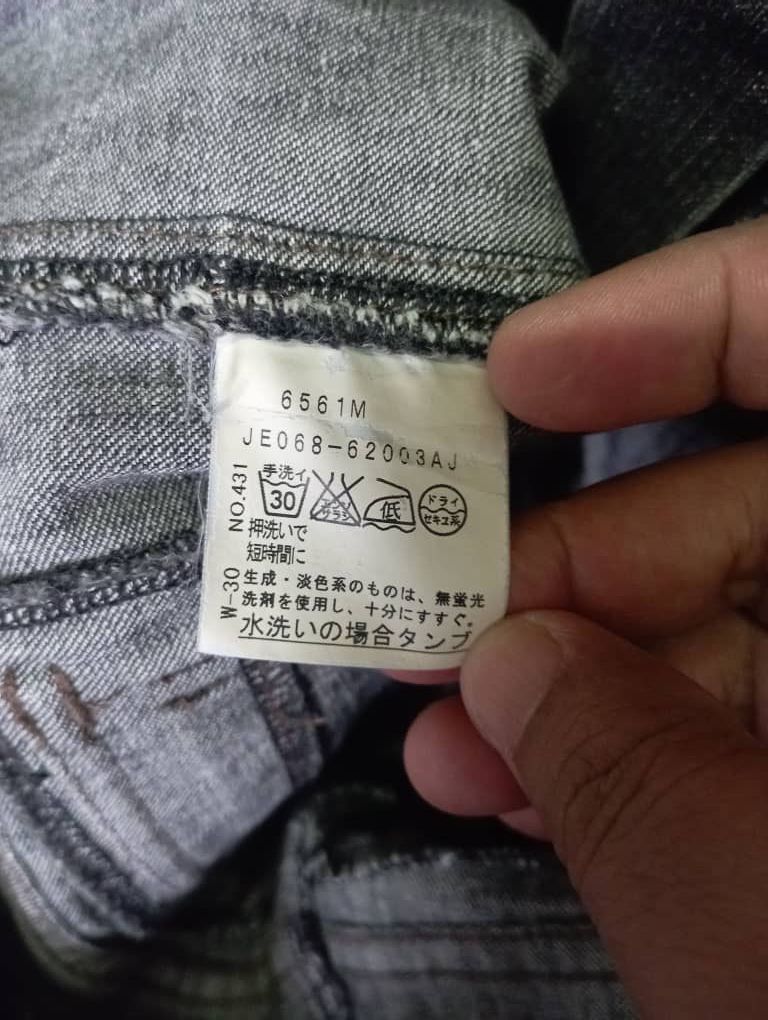 Tornado Mart Flare Jeans Made In Japan Black Bush Pant Intellection Jeans Size US 26 / EU 42 - 9 Thumbnail