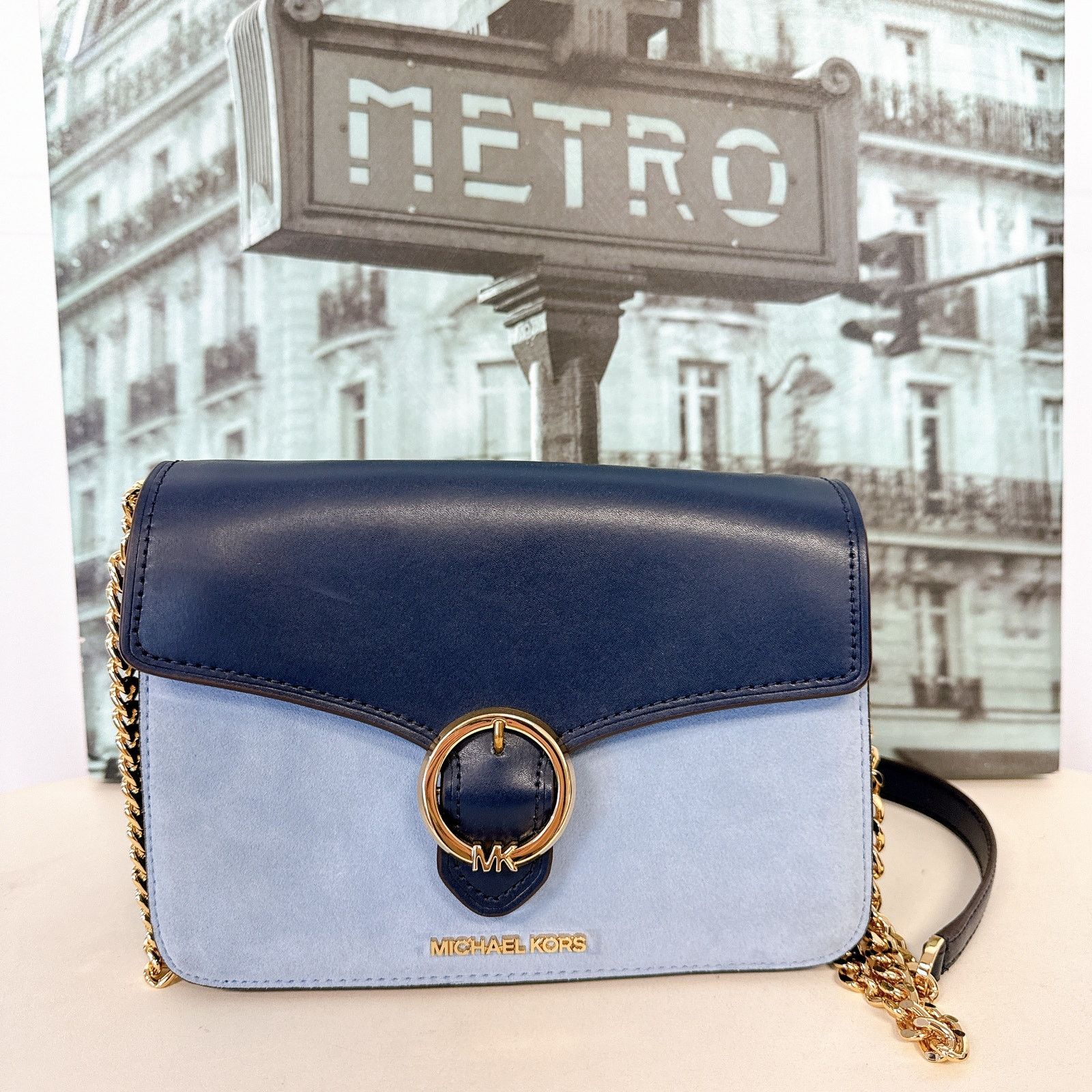 Michael Kors Michael Kors 35T0GW5L2S Medium Wanda Shoulder Leather IN LT Size ONE SIZE - 2 Thumbnail