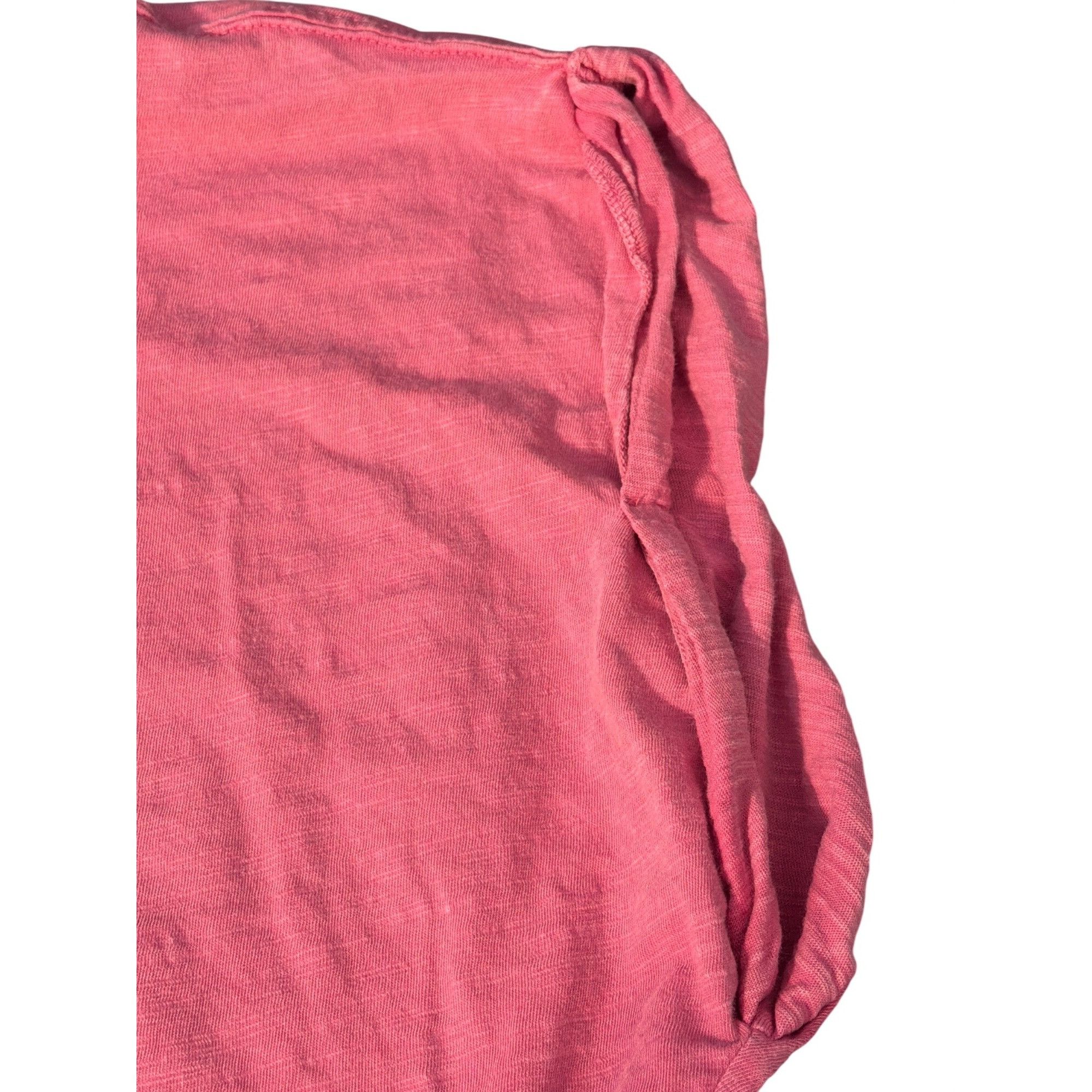 Anthropologie Pilcro Anthropologie Pink Rolled Sleeves Tunic Shirt Sz Larg Size L / US 10 / IT 46 - 3 Thumbnail