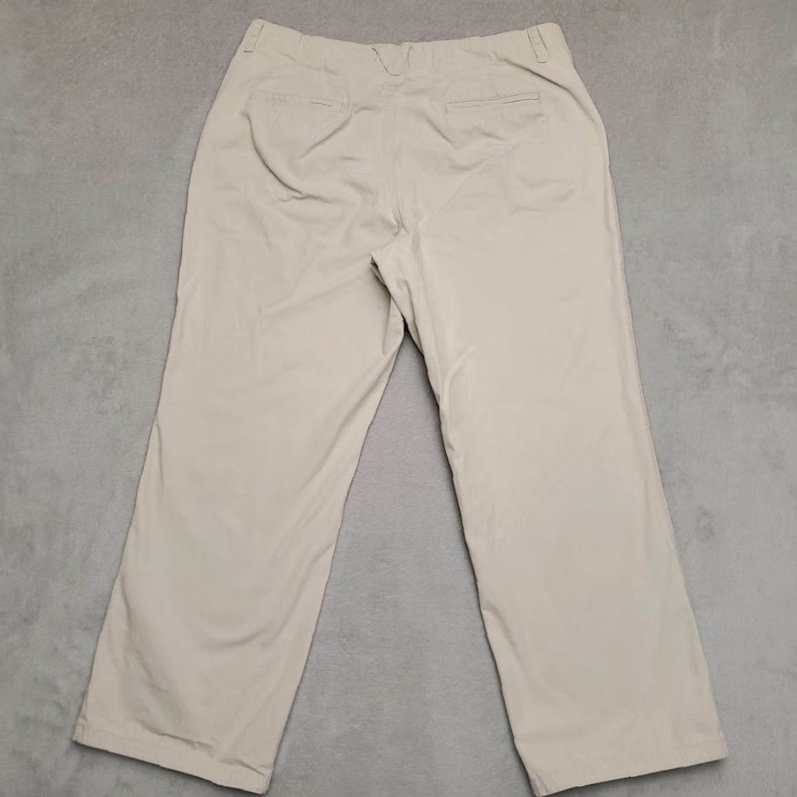 Vintage VINTAGE Columbia Pants Womens 14 Beige 100% Cotton Flat Front Lightweight Outdoors Gorp Size 36" / US 14 / IT 50 - 5 Thumbnail