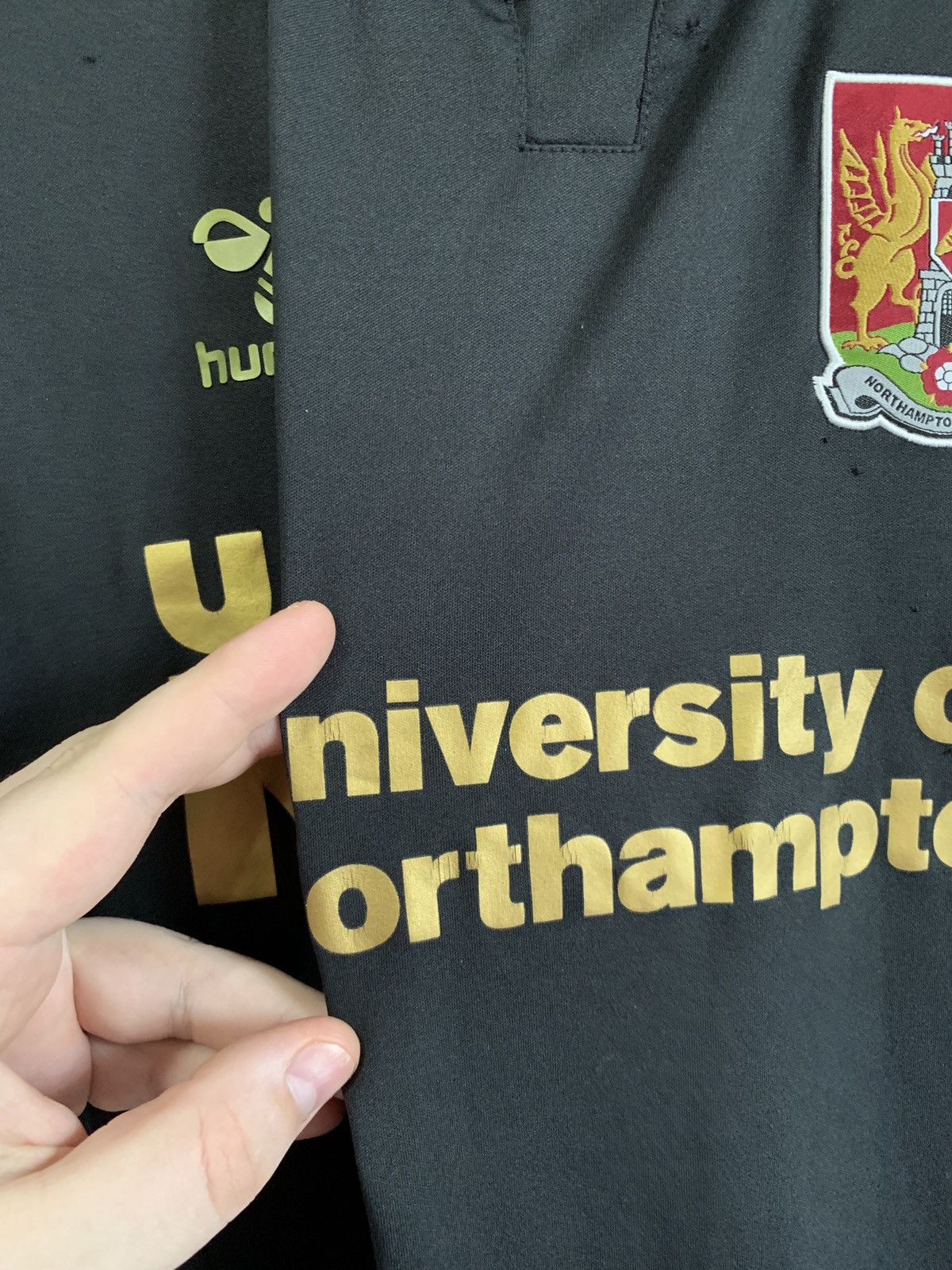 Hummel Northampton Town Away Football Shirt Hummel Soccer Jersey Size US S / EU 44-46 / 1 - 10 Thumbnail
