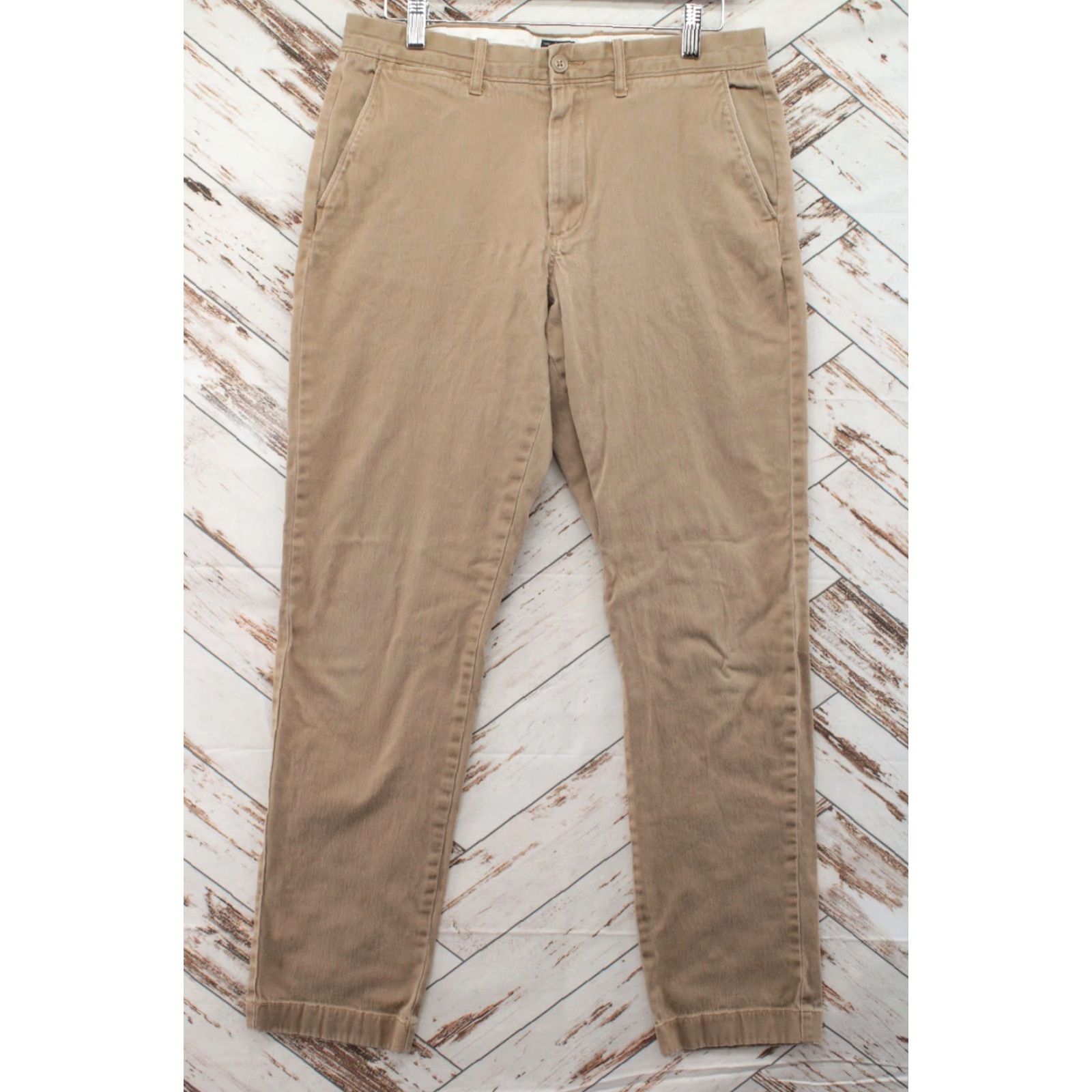 J.Crew J.CREW 770 Stretch Pants Mens 32 Brown Chino Preppy Casual Work Office Size US 32 / EU 48 - 2 Thumbnail