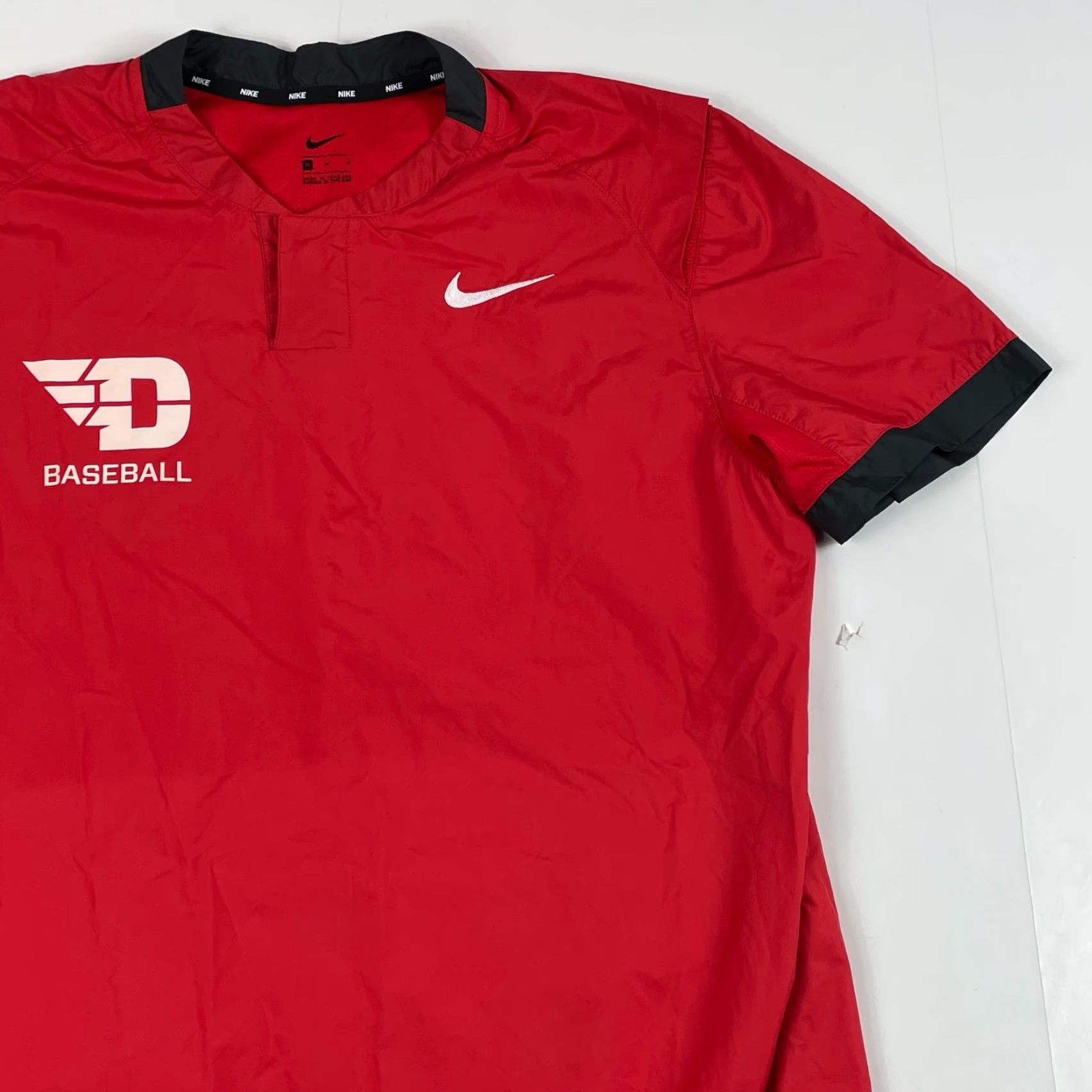 Nike Nike Jacket Mens M Red 1/4 Snap Windbreaker Baseball Coaching Windbreaker Nike Jacket Mens M Red 1/4 Snap Windbreaker Baseball Coaching Dayton Flyers Size US M / EU 48-50 / 2 - 3 Thumbnail